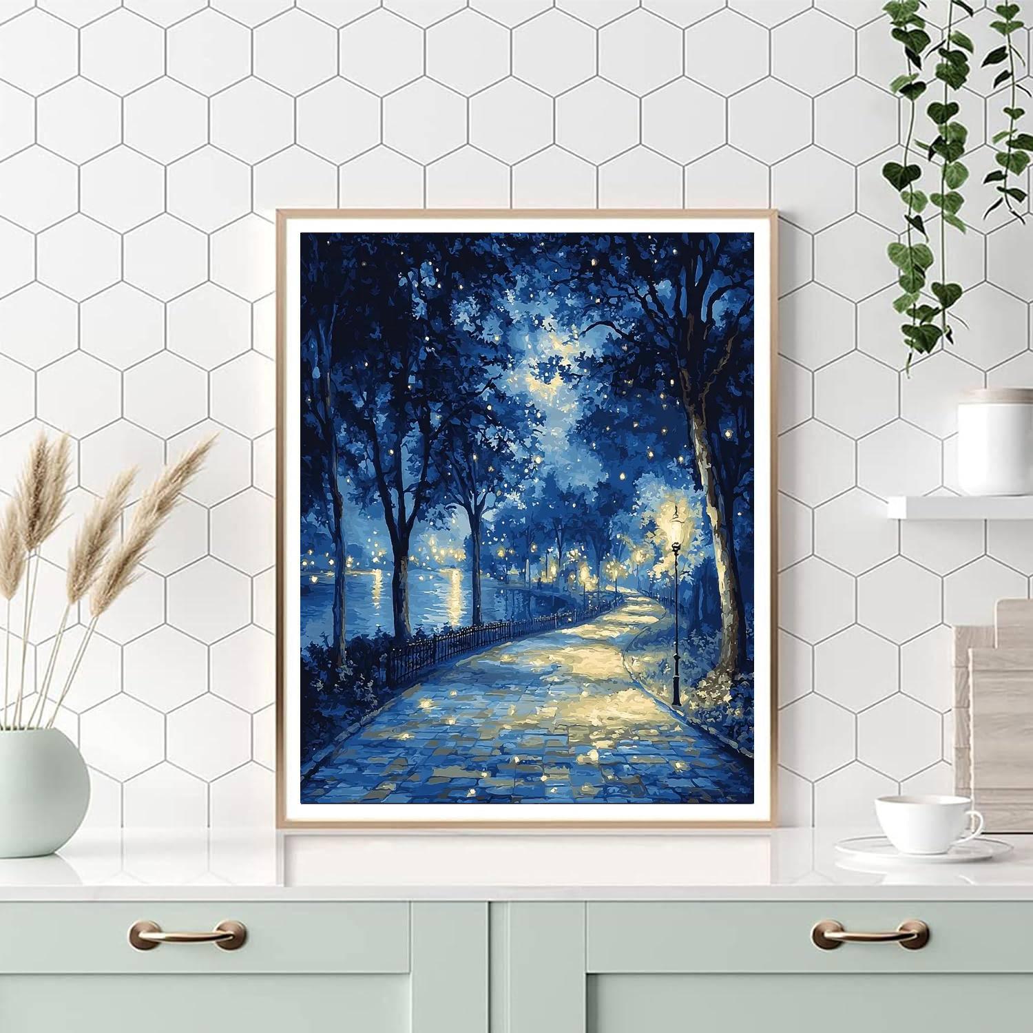 A Picnic Under The Stars DIY Paint By Numbers