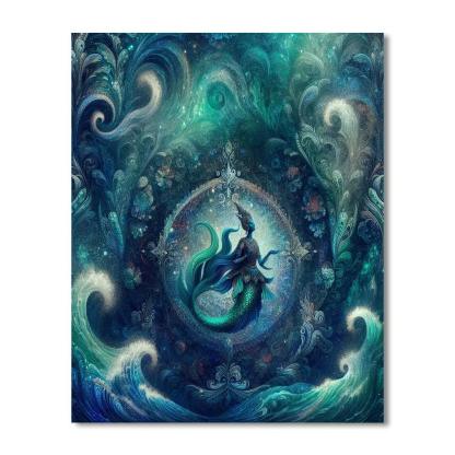 Mermaid's Ocean Whisper Painting By Numbers Kit