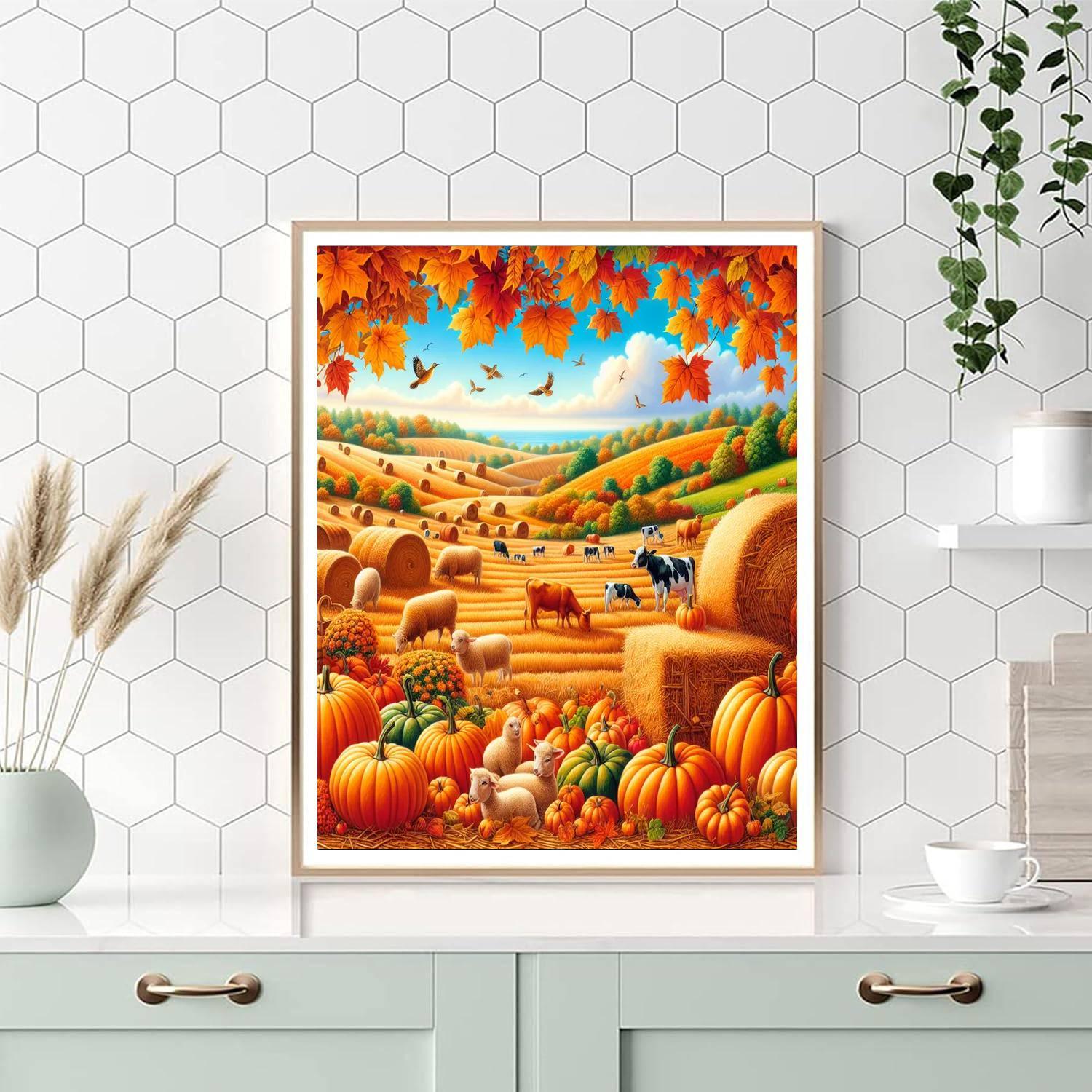 Sunny Farm Harvest Paint By Numbers Kits