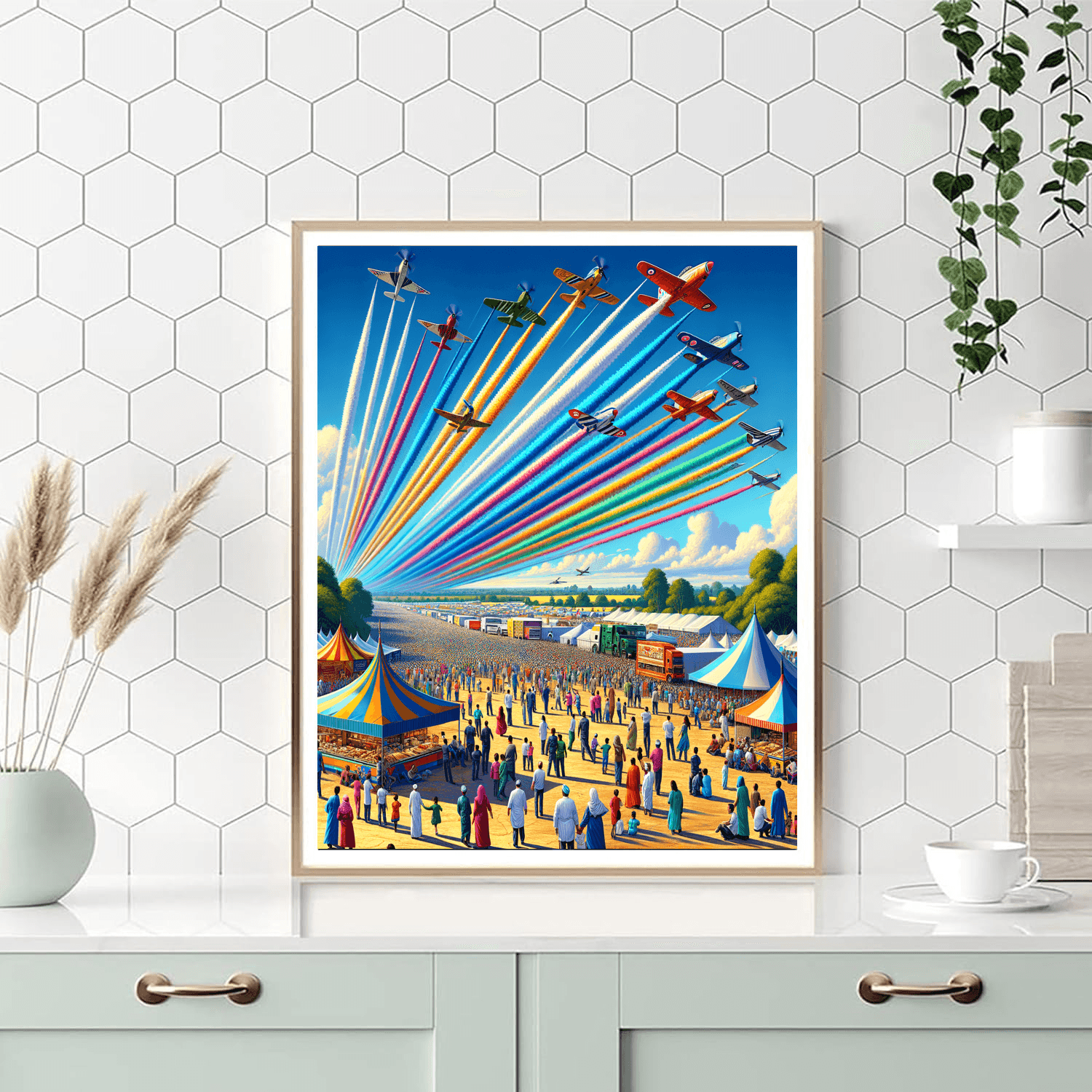 Wings Over Wairarapa - New Zealand DIY Paint By Numbers