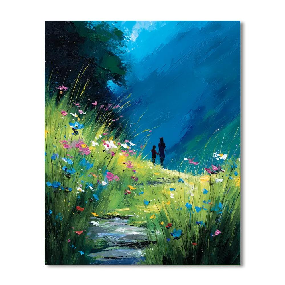 Mother's Meadow Paint By Color