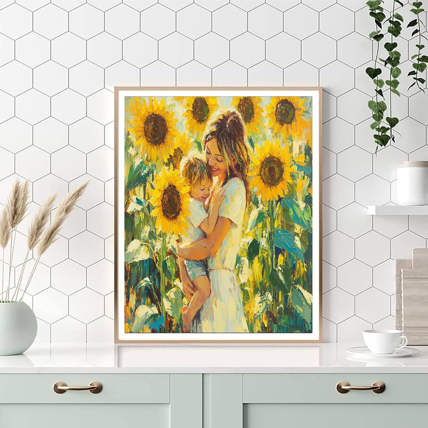 Embrace Of Joy Number Painting