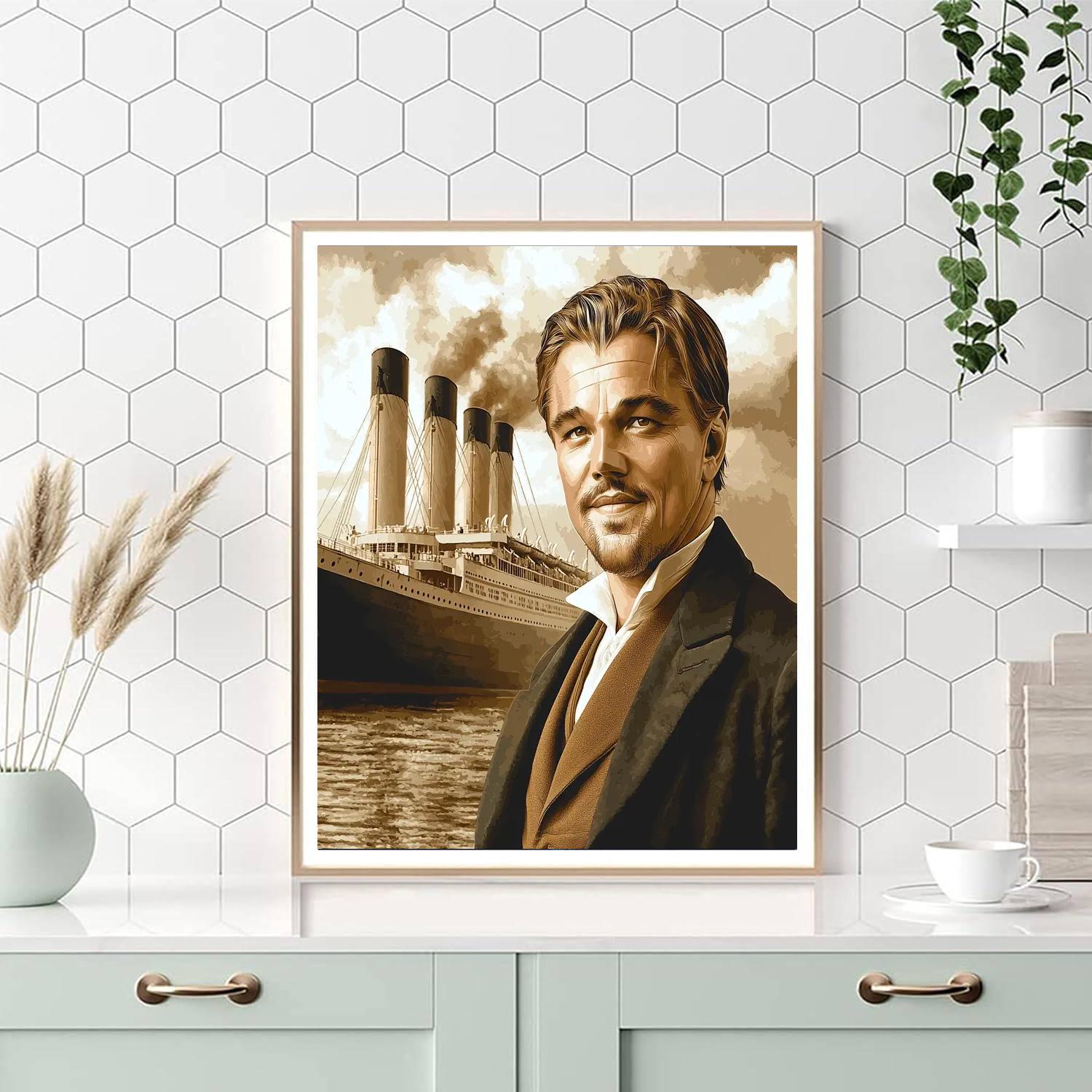Leonardo Dicaprio: Crafting Legacies Beyond Titanic Numbered Painting Kits