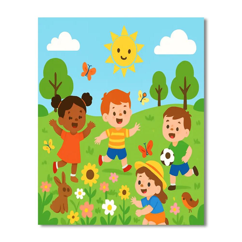 Charming Spring Fling DIY Paint By Numbers