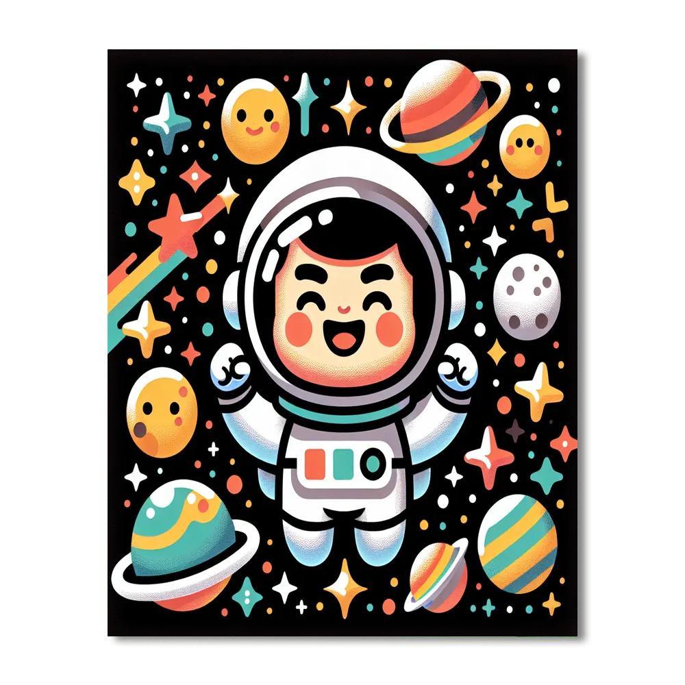 Space Explorers Quest Numbered Painting Kits