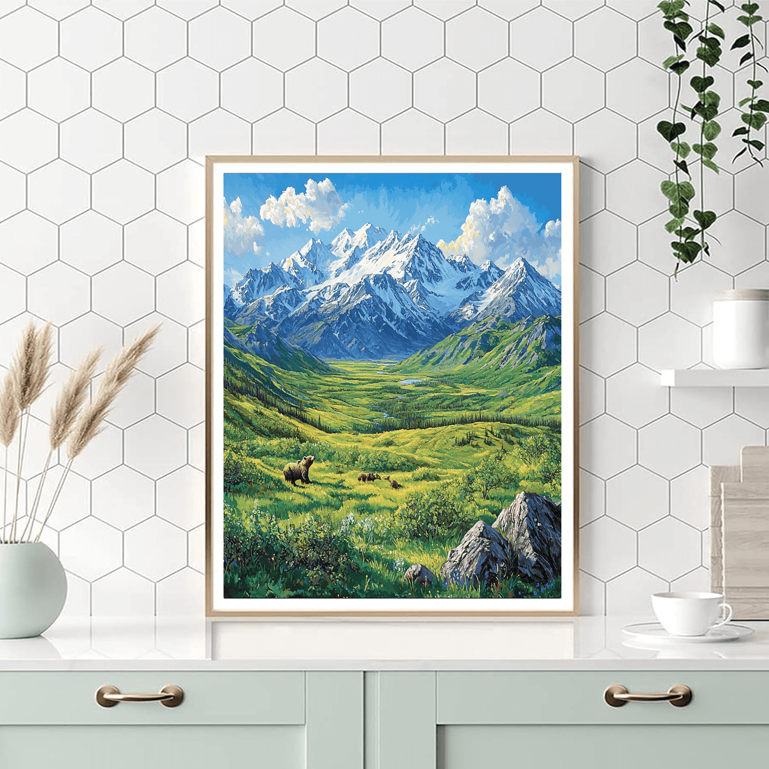Alaska's Denali National Park Paint By Numbers Kits