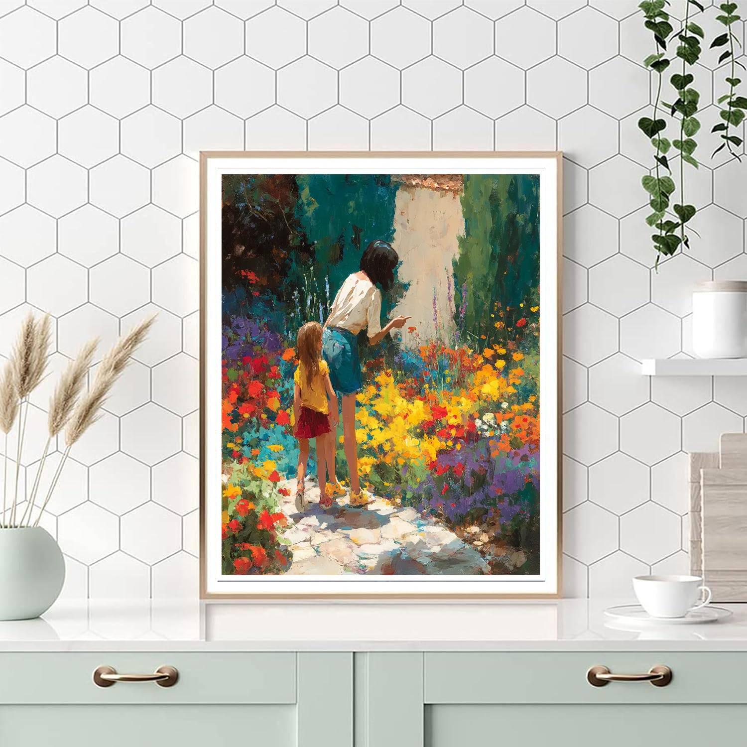 Mommy’s Love In Bloom Painting Number Kit