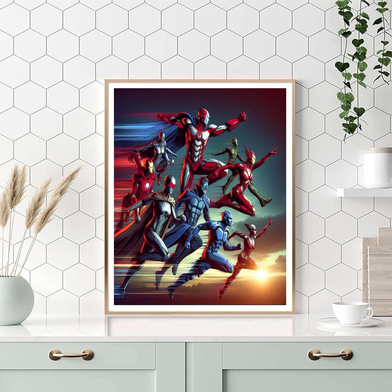 Marvel Heroes Unite Paint By Numbers Kits