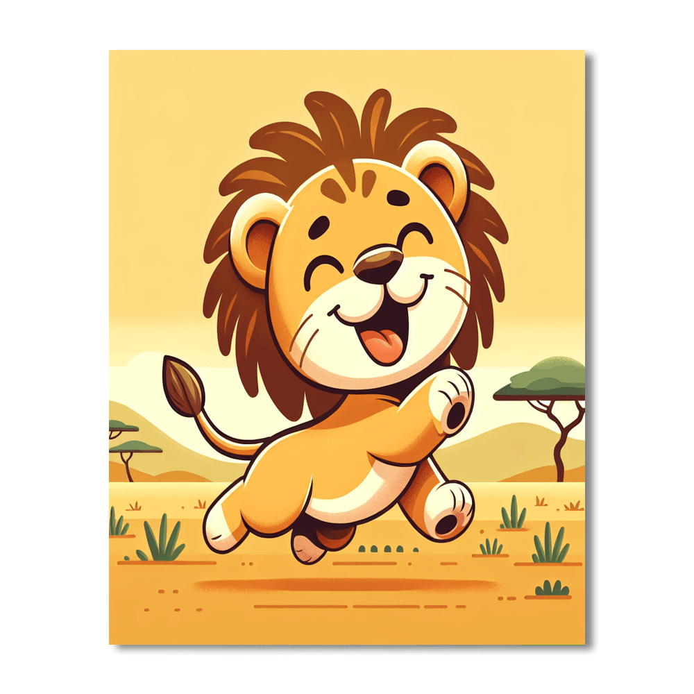 Safari Adventure Journey Paint By Numbers Art