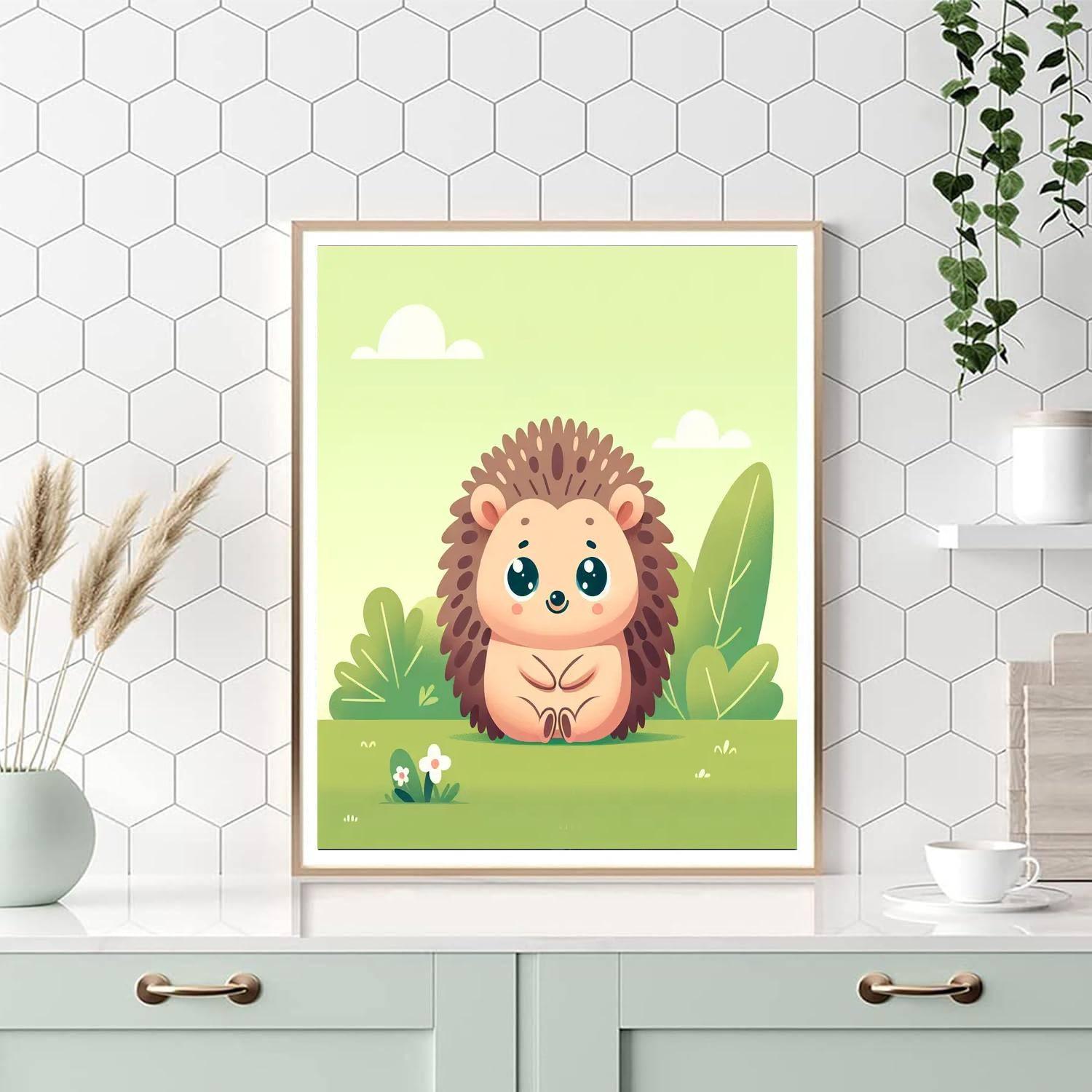Humble Hedgehog Painting By Numbers Kit