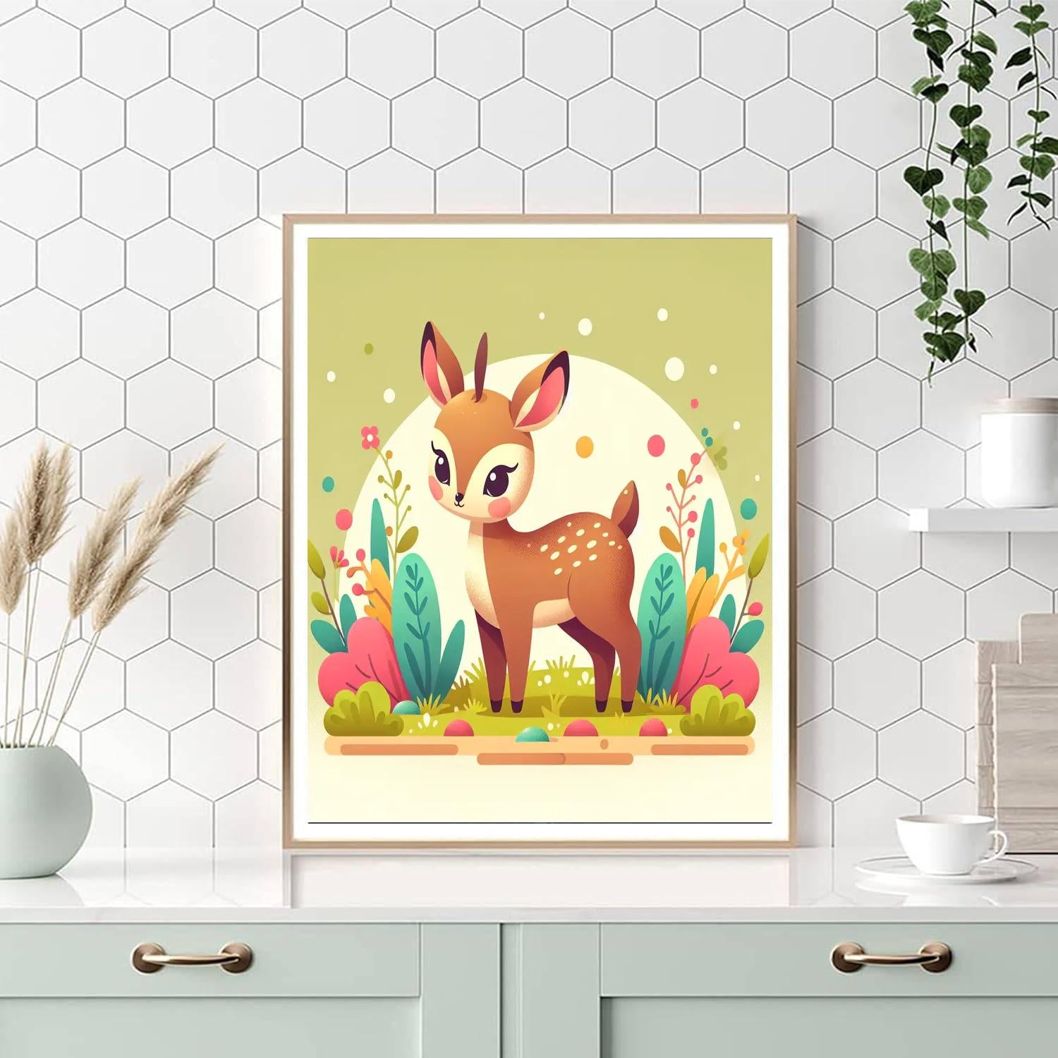 Dainty Dik-dik Paint By Numbers Art