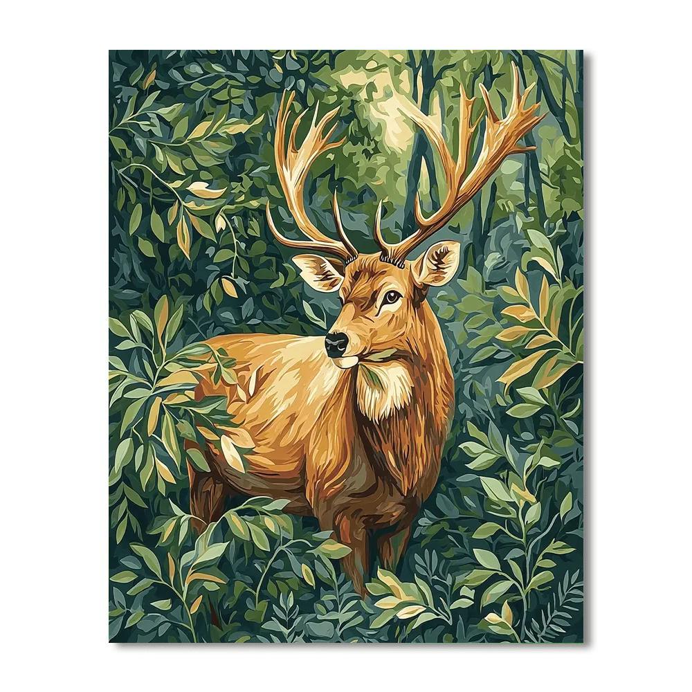 John James Audubon Inspired Guardian Of The Forest  Paint By Numbers
