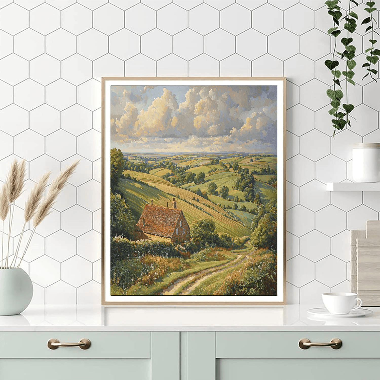 John Constable Inspired Rural Tranquility  Paint By Numbers Kits