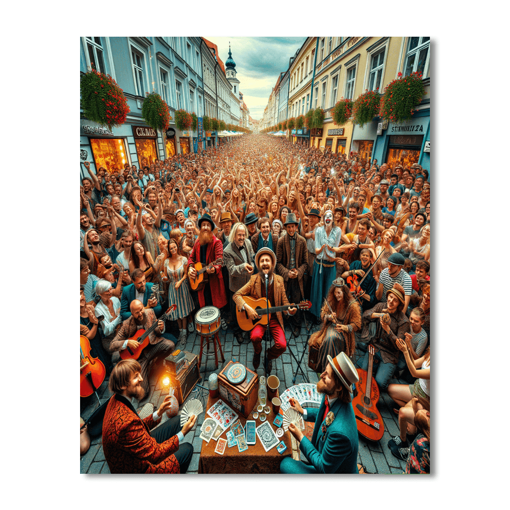 The Edinburgh Festival Fringe Number Painting