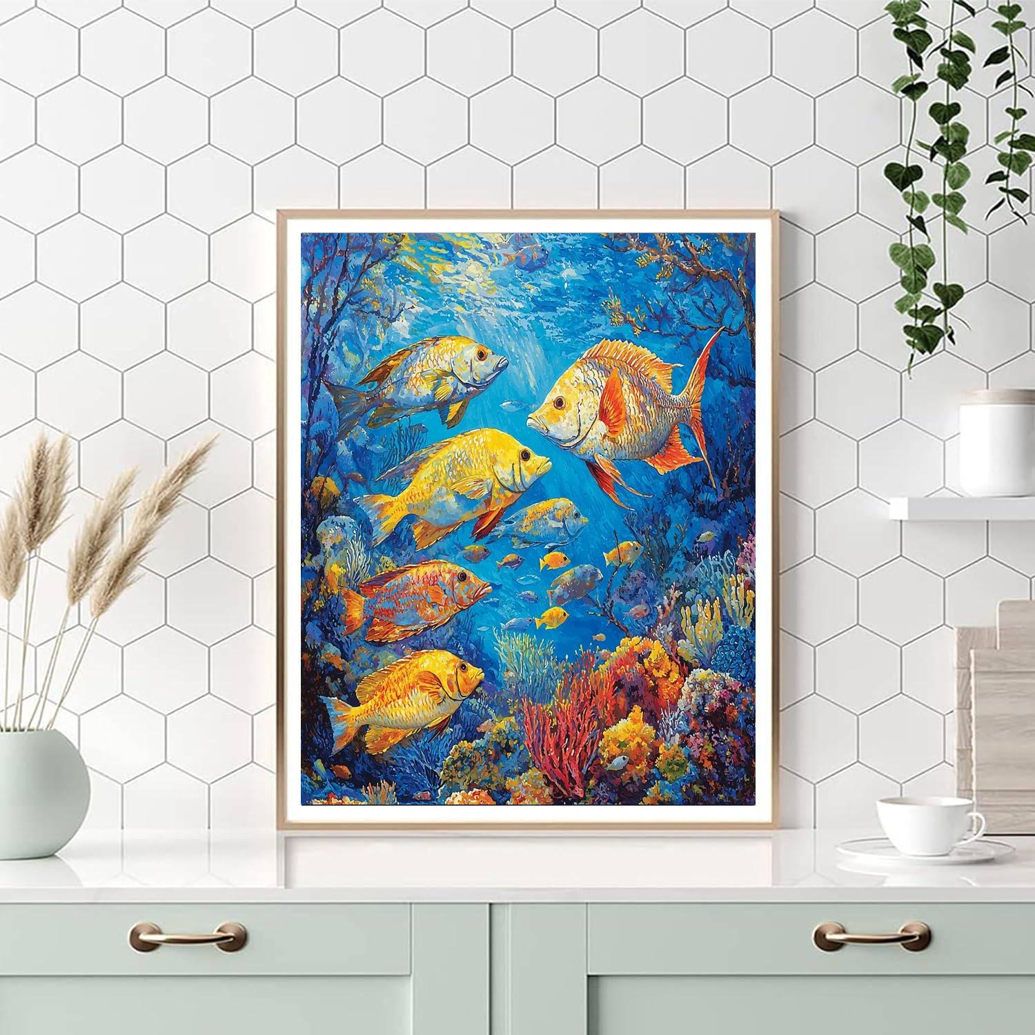 Winslow Homer Inspired Under The Waves  Paint By Numbers Kits