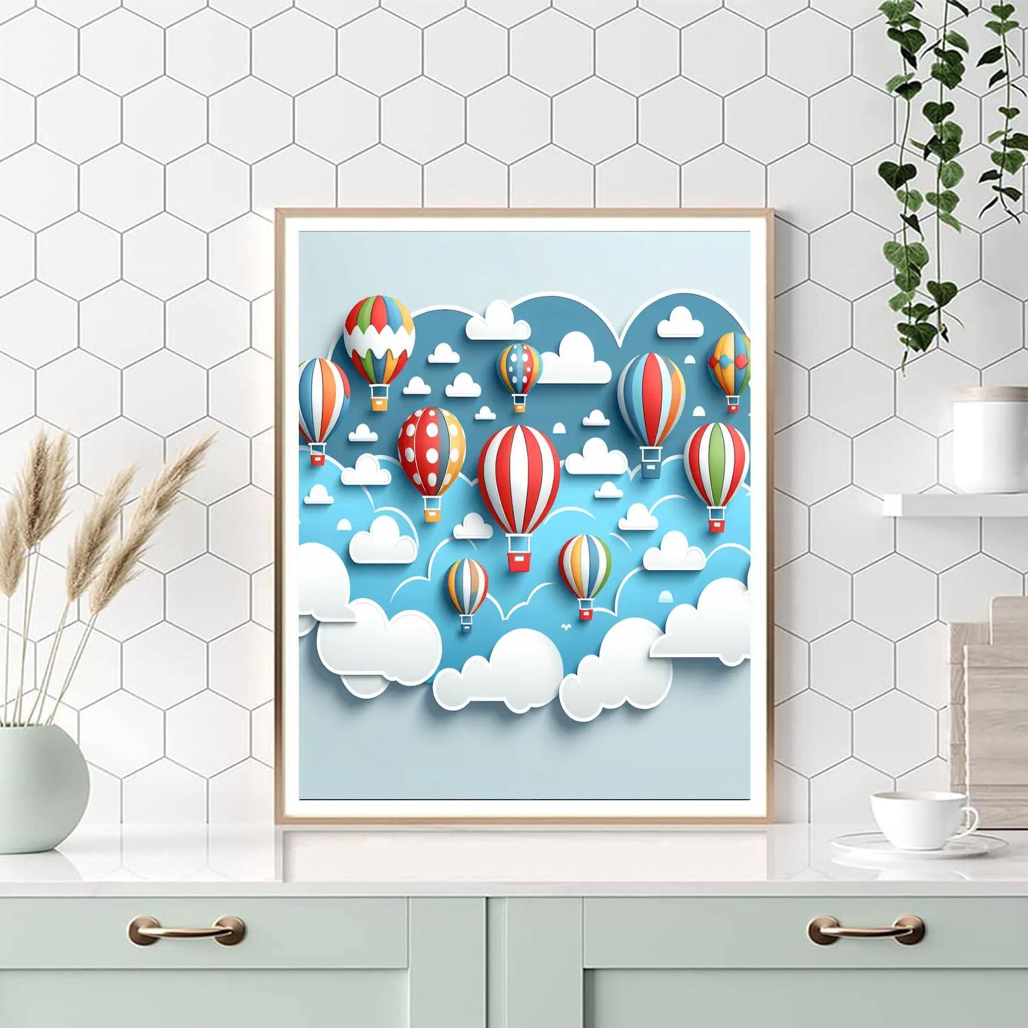 Magic Balloon Ride Number Painting