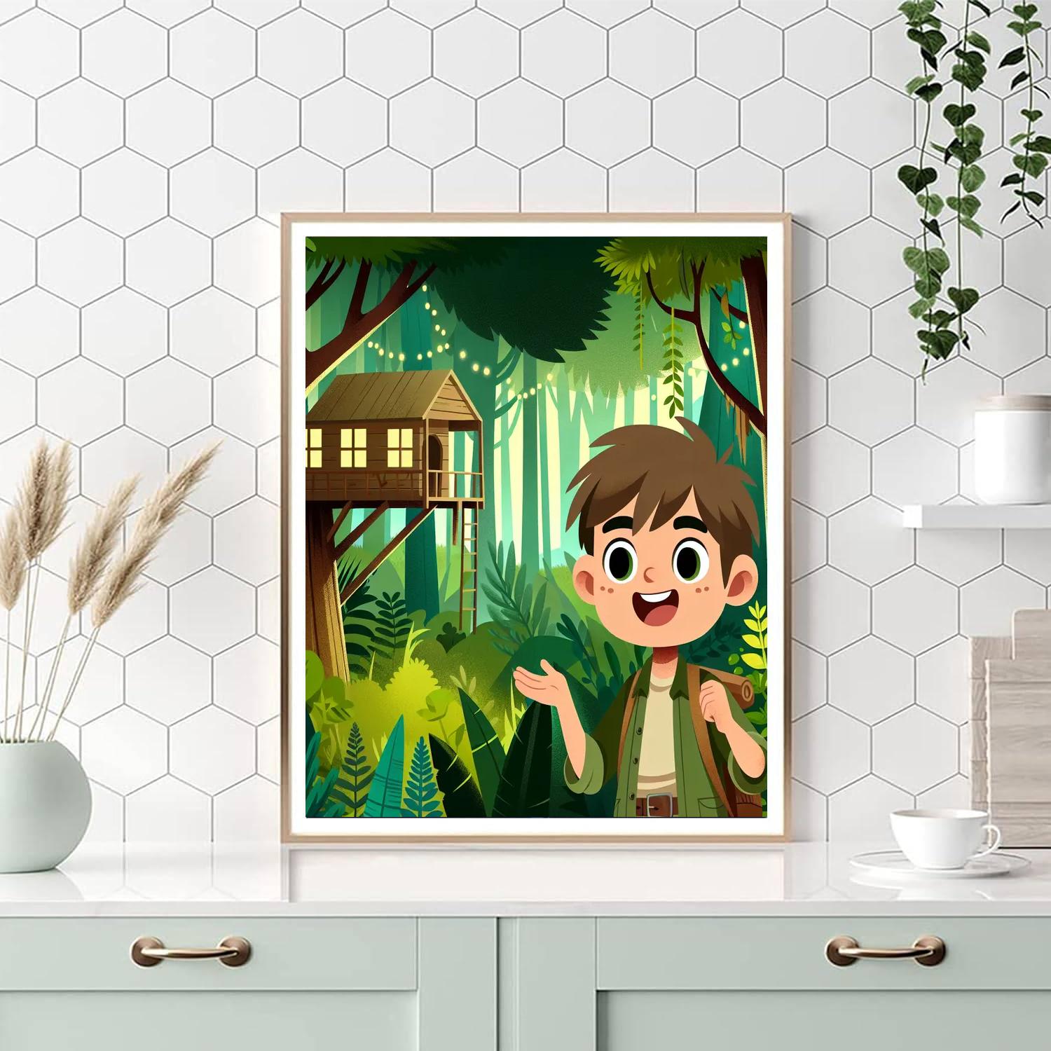Forest Hideaway Adventure Paint By Numbers Kits