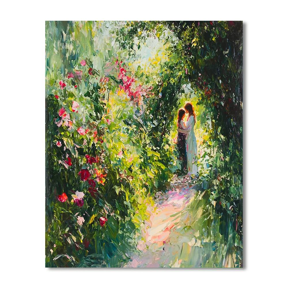 Eternal Blooms Of Love Painting By Numbers Kit