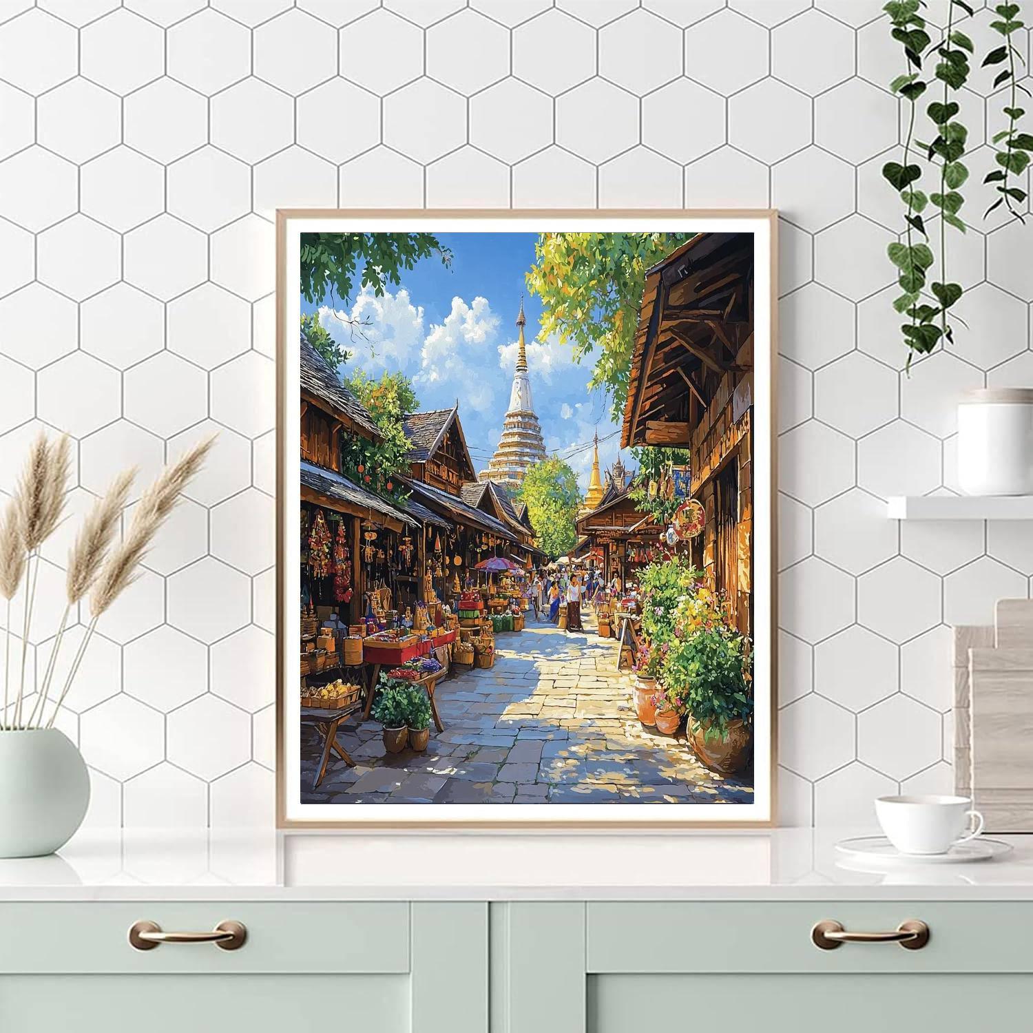 Chiang Mai Old City - Thailand Paint By Number