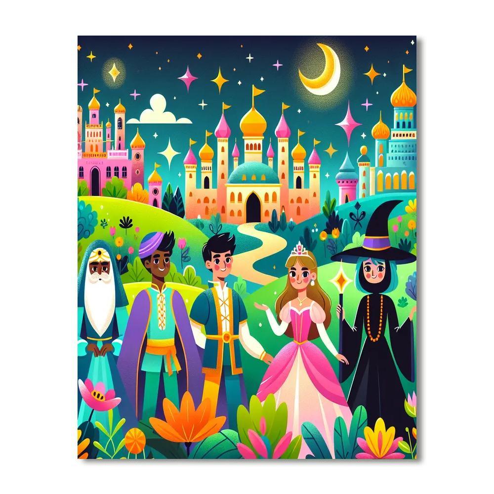 Adventurous Fairytale Journey Paint By Numbers Kits