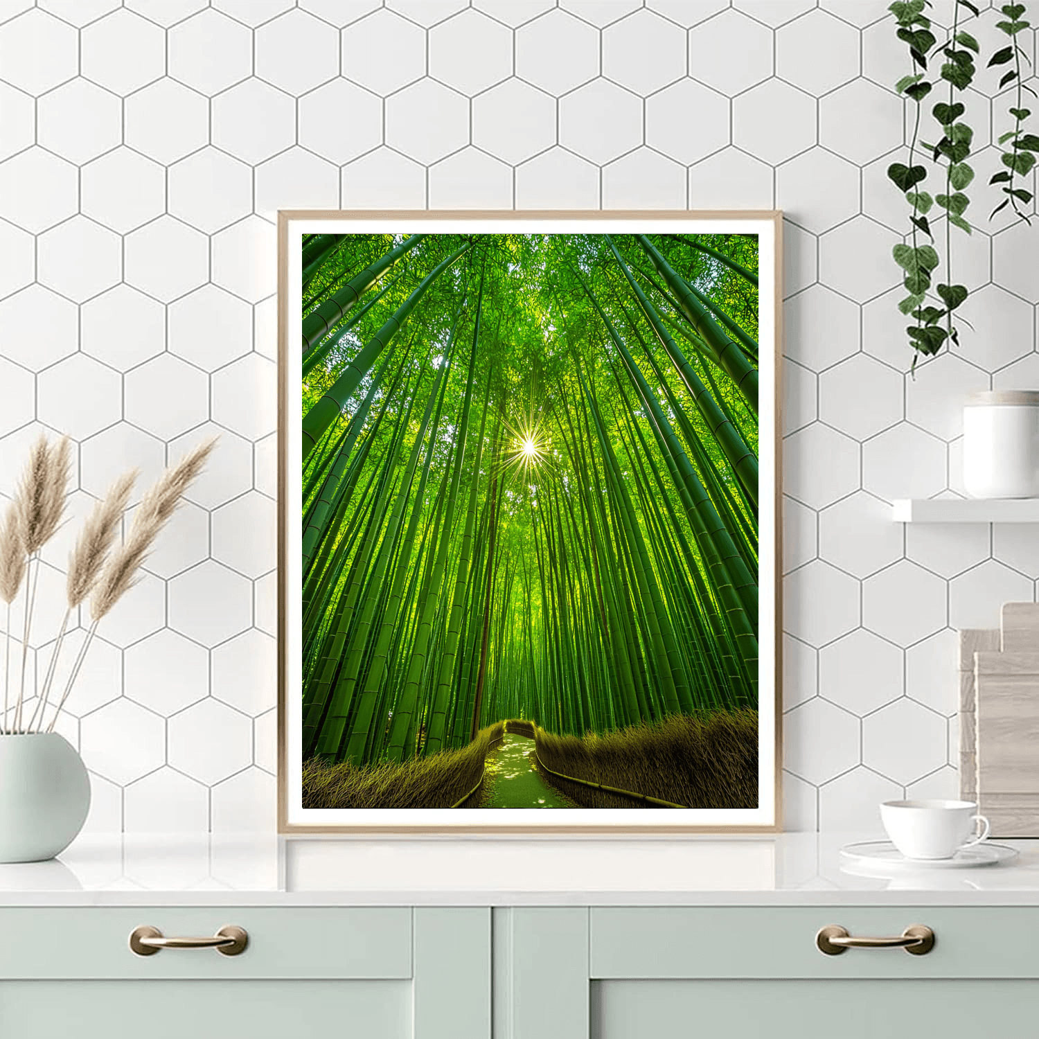 Bamboo Forest Of Arashiyama Numbered Painting Kits