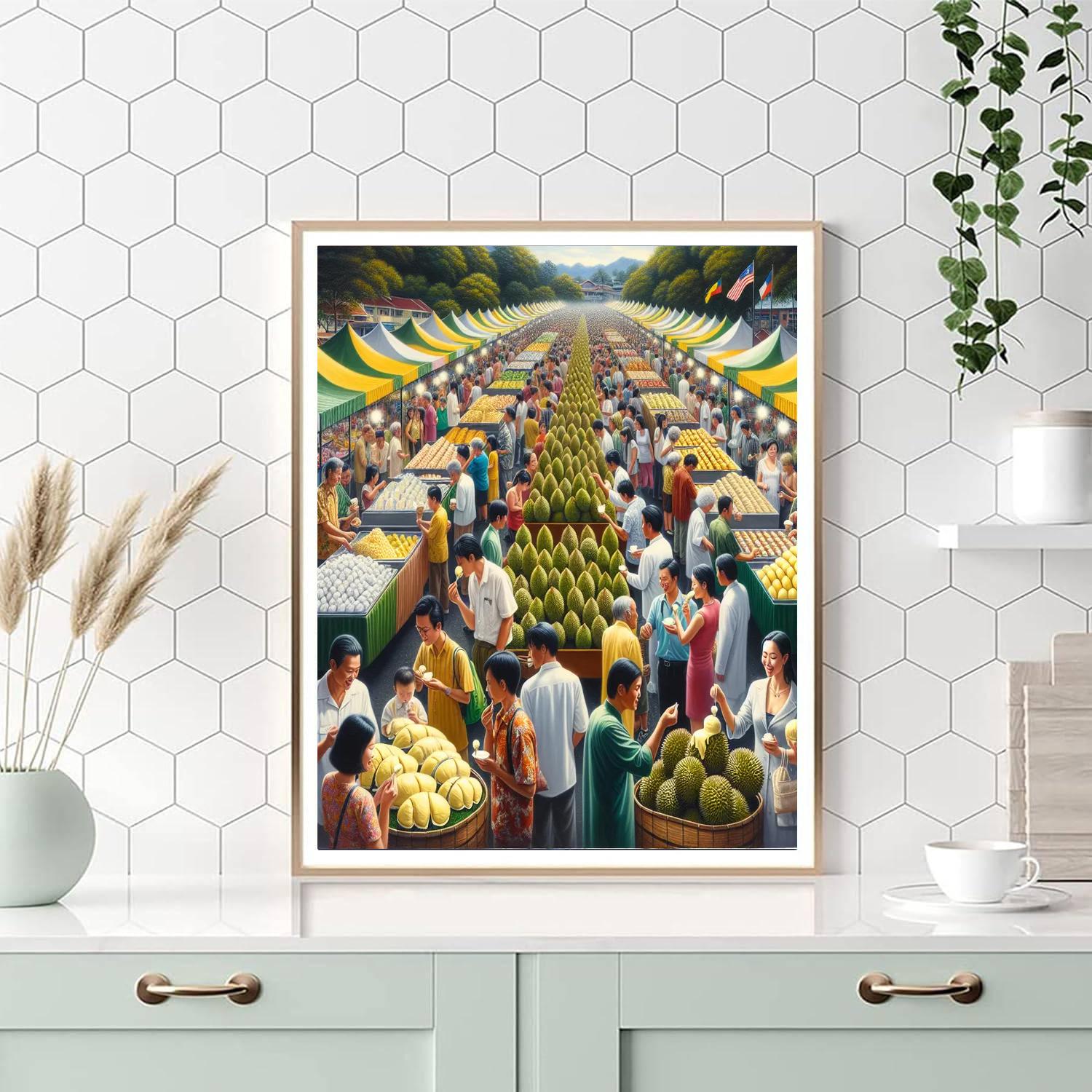 Durian Festival - Davao City Painting Number Kit