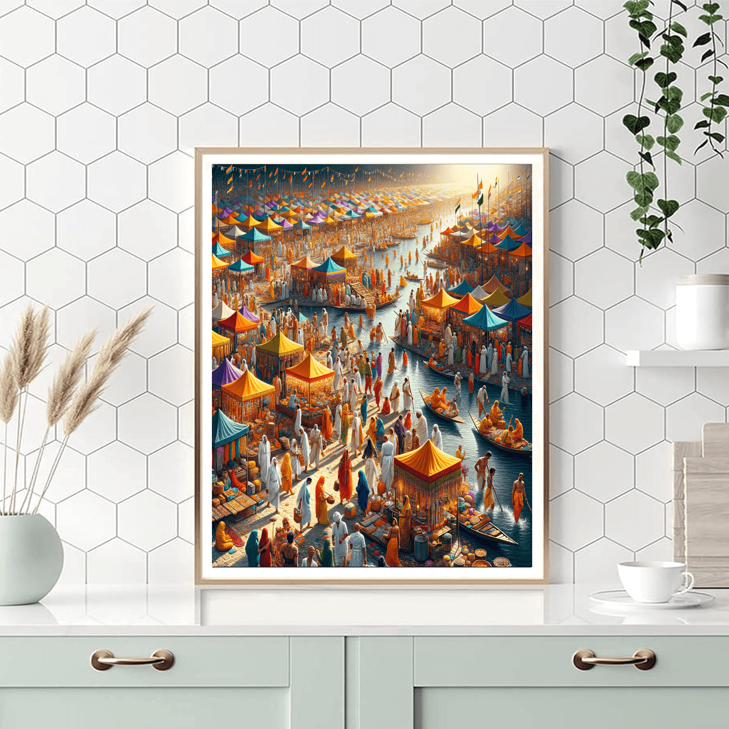 Kumbh Mela Painting Number Kit