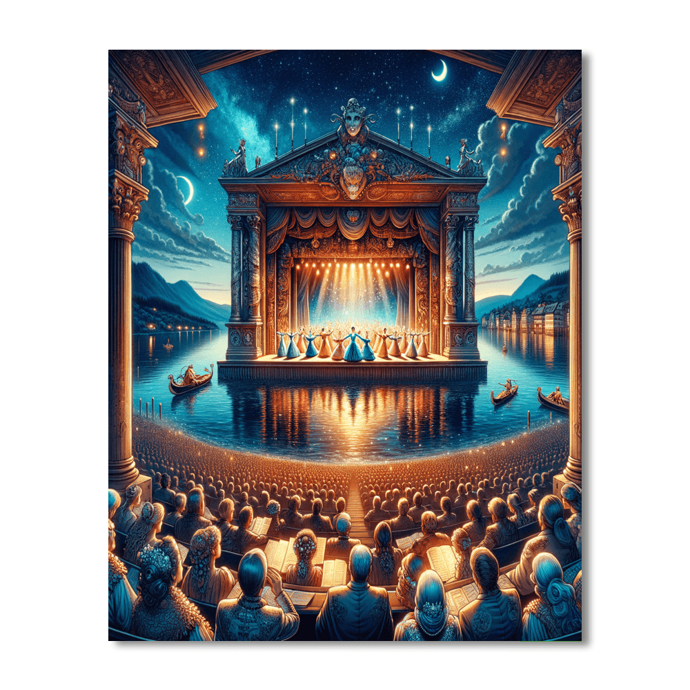 Bregenz Festival - Bregenz, Austria Numbered Painting Kits