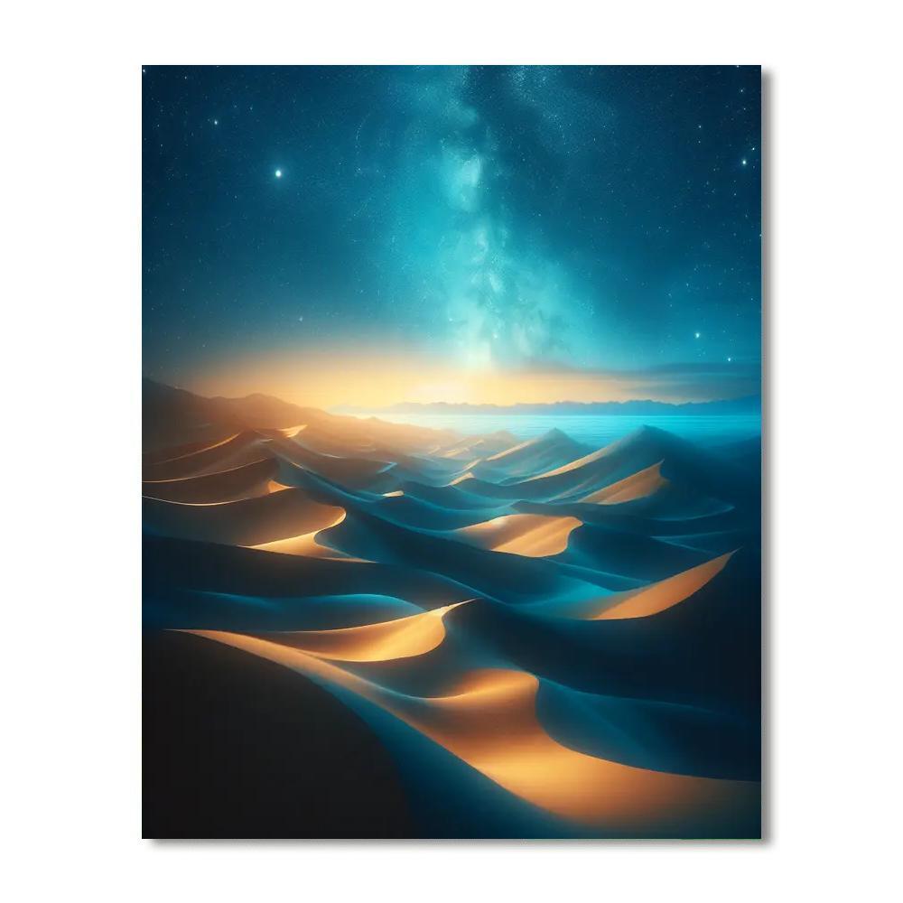 Midnight Desert Mystique Paint By Numbers Art