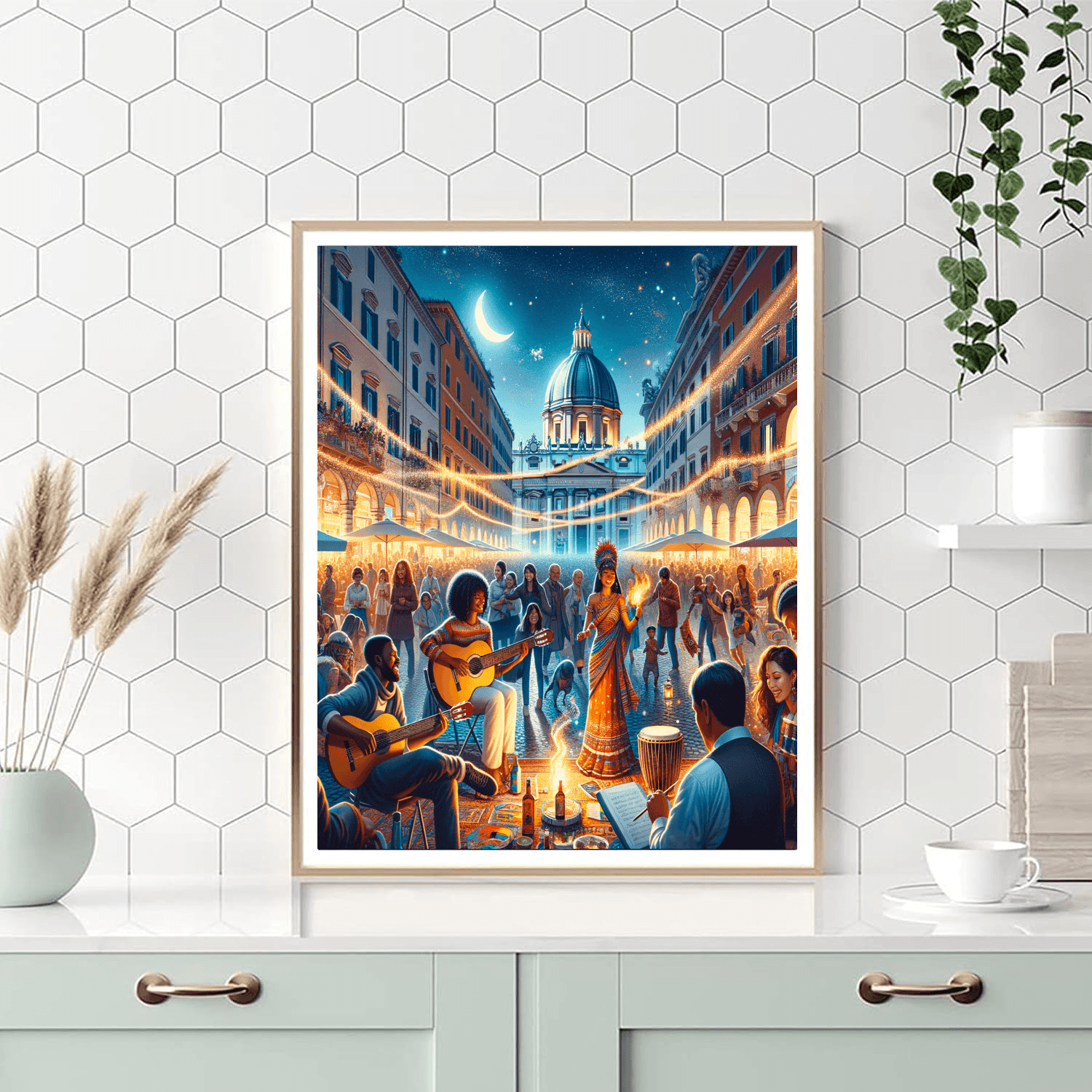 Notte Bianca - Italy Painting By Numbers Kit