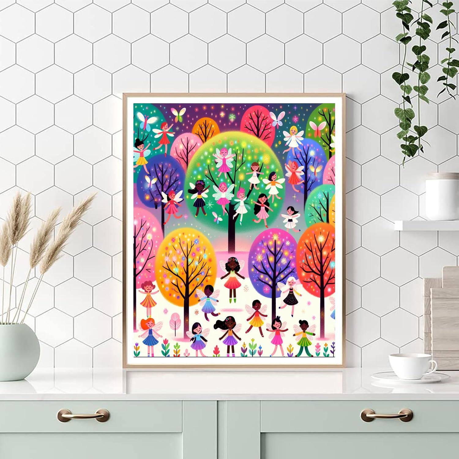 Forest Fairy Fiesta Paint By Number