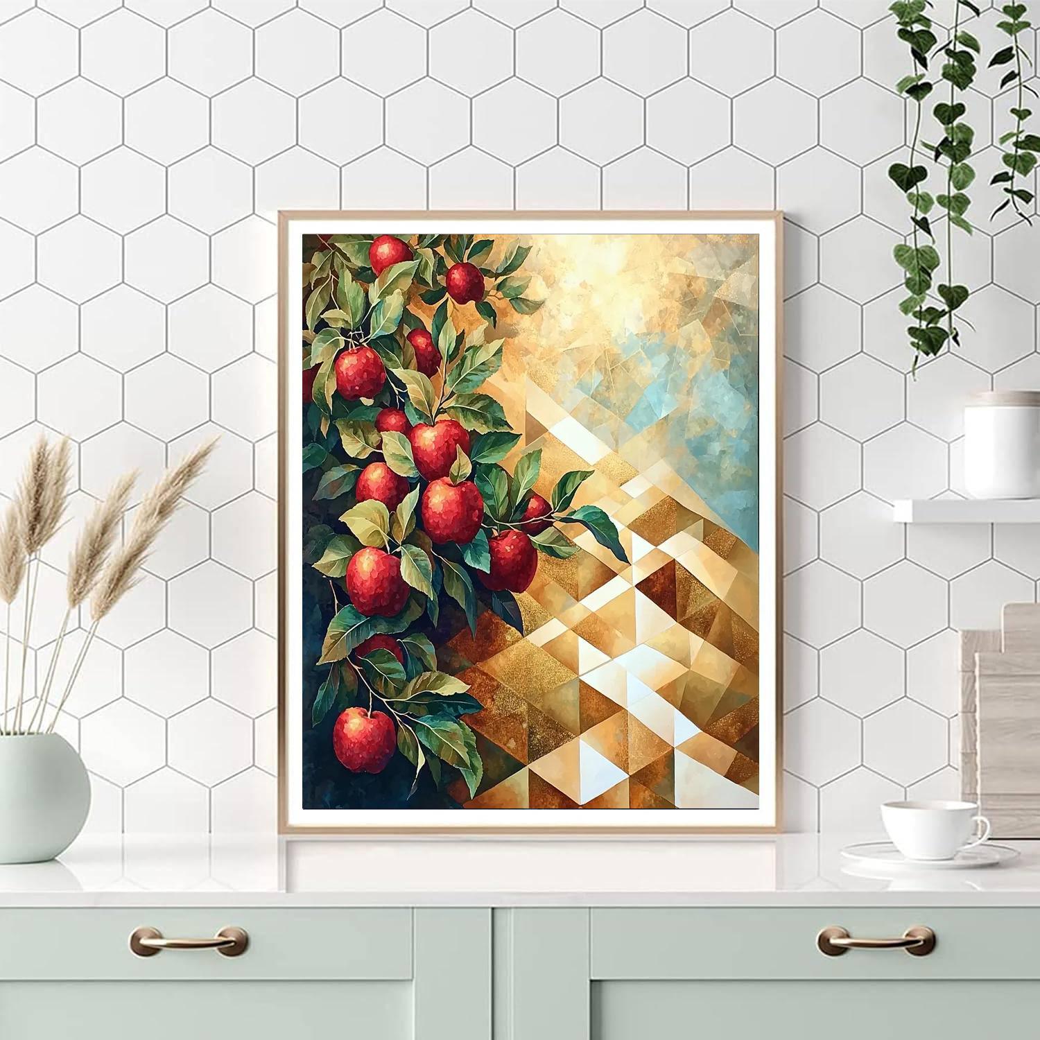 Paul Cézanne Inspired Celestial Orchard Reverie  Paint By Number