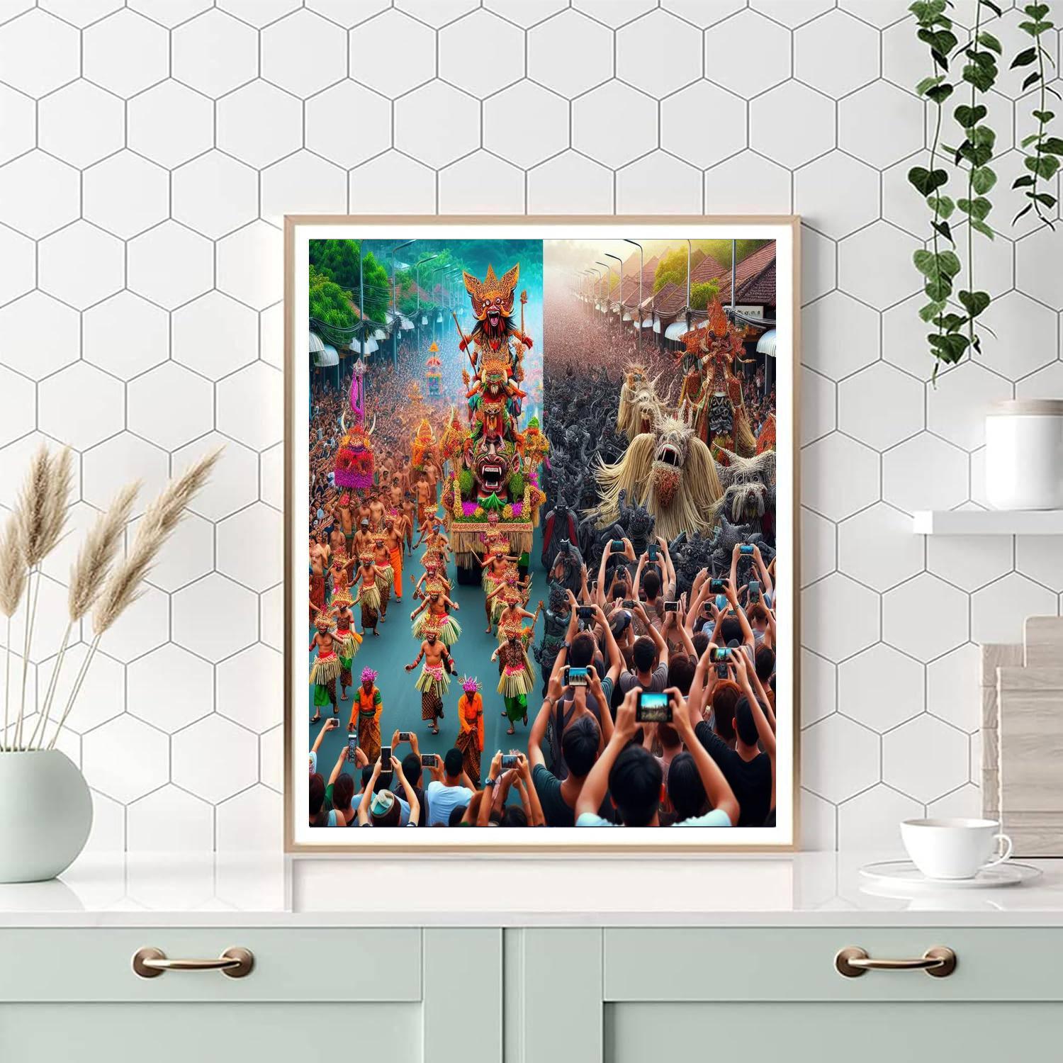 Balinese Day Of Silence - Indonesia Paint By Numbers Kits