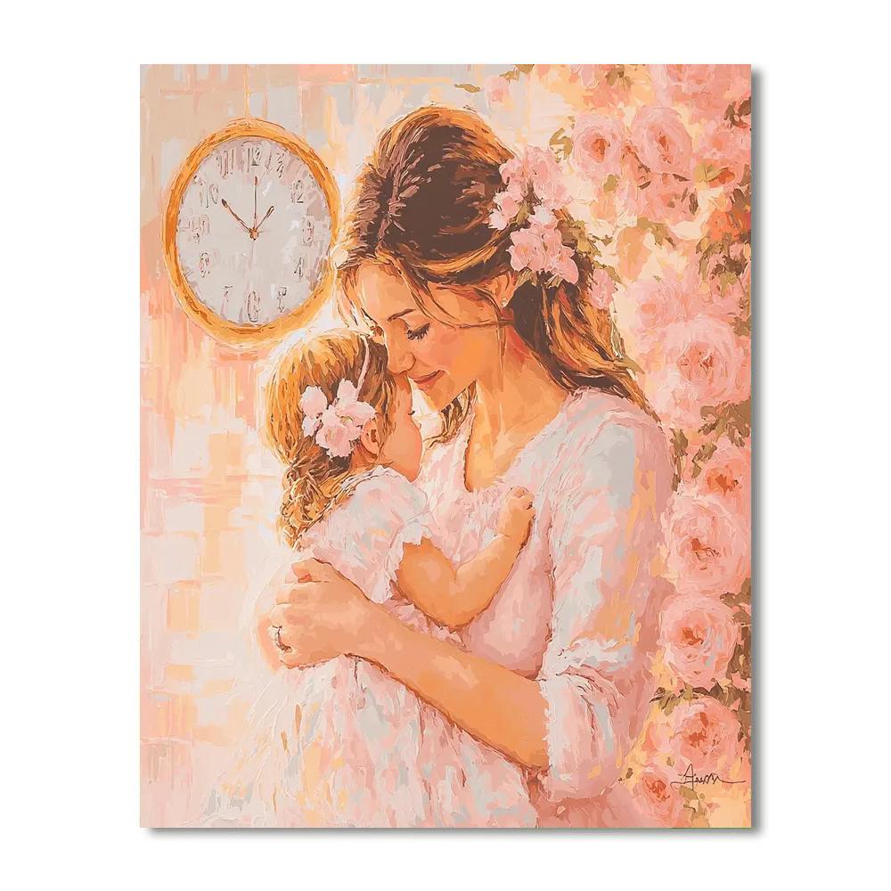 A Mother’s Embrace Paint By Color
