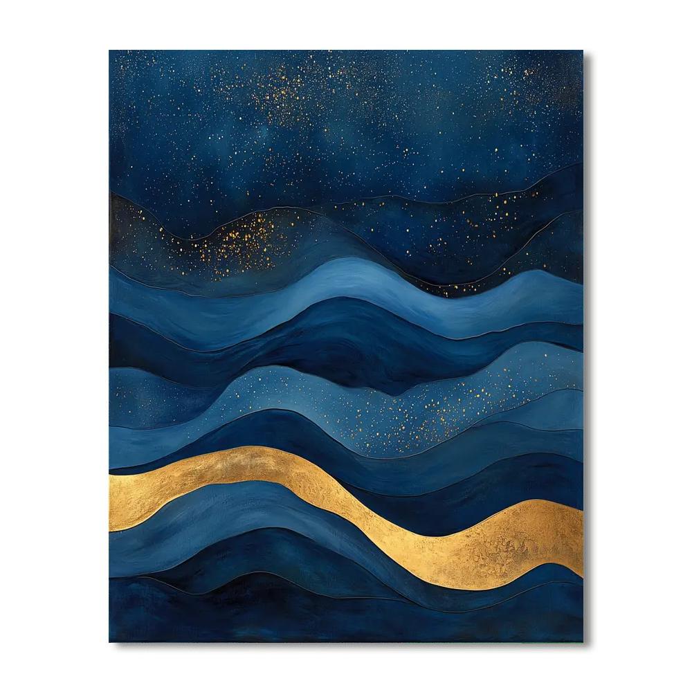 Gustav Klimt Inspired Harmonic Tides  Paint By Numbers Kits