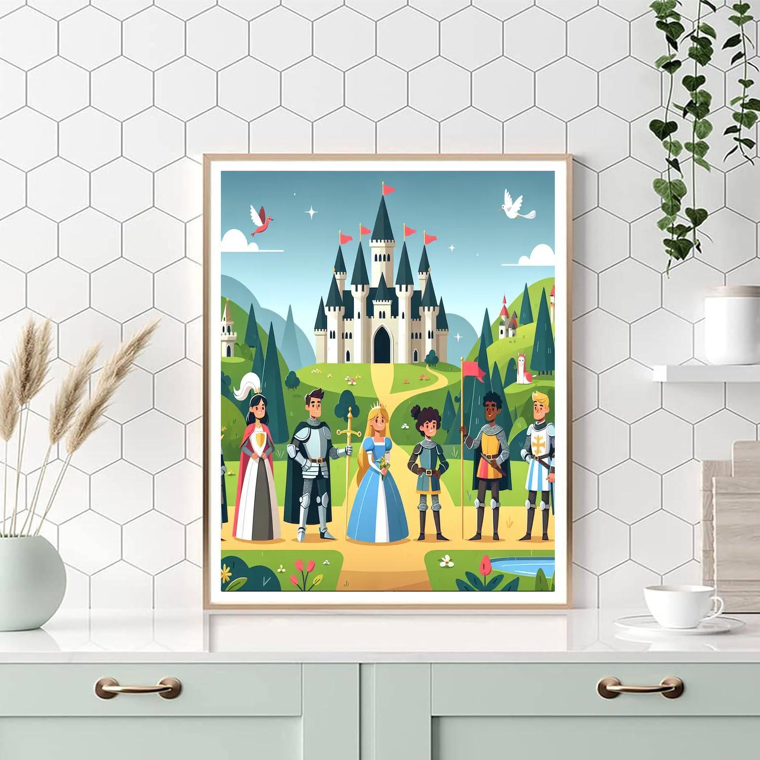 Royal Adventure In The Kingdom Paint By Numbers Art