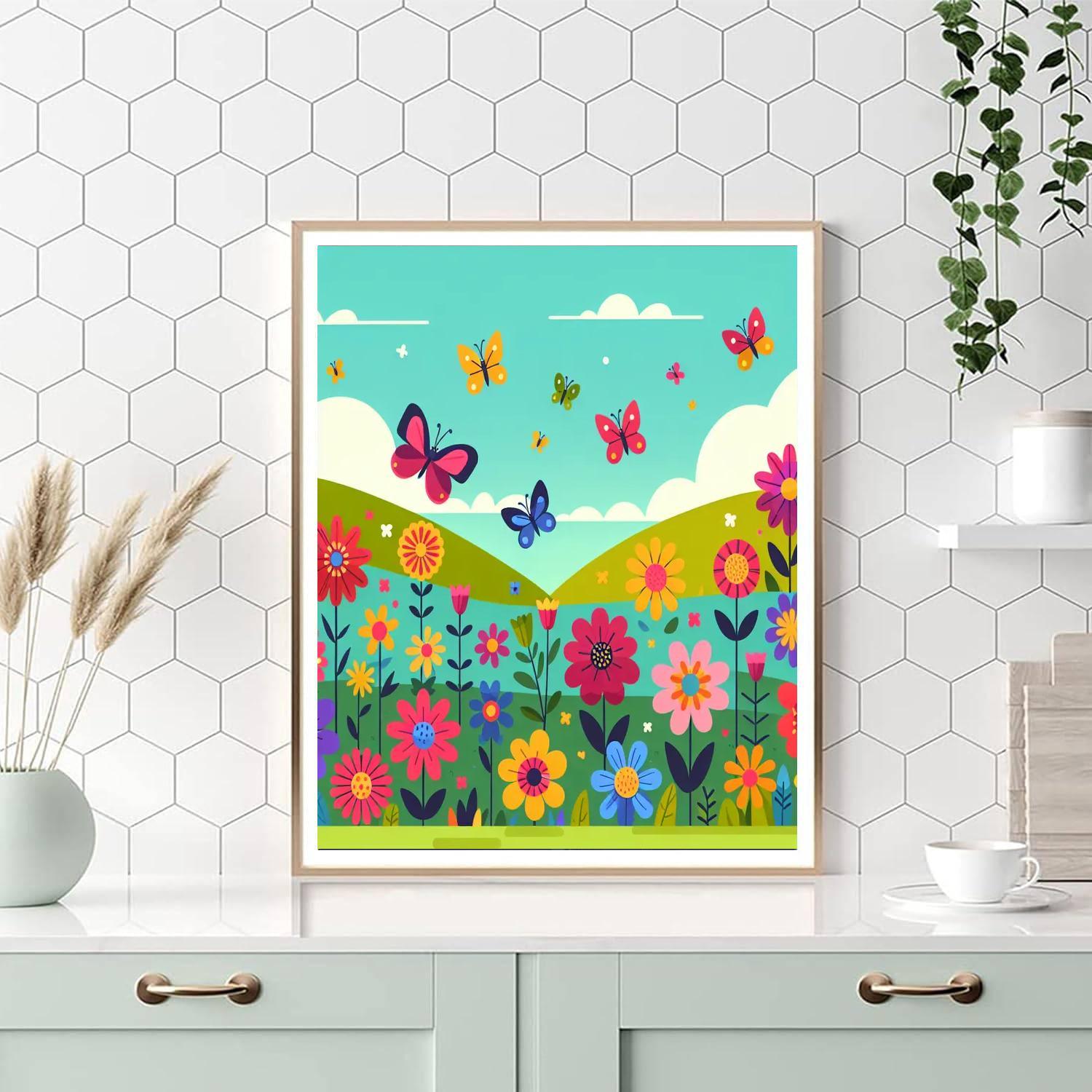 Magical Garden Symphony Painting By Numbers Kit