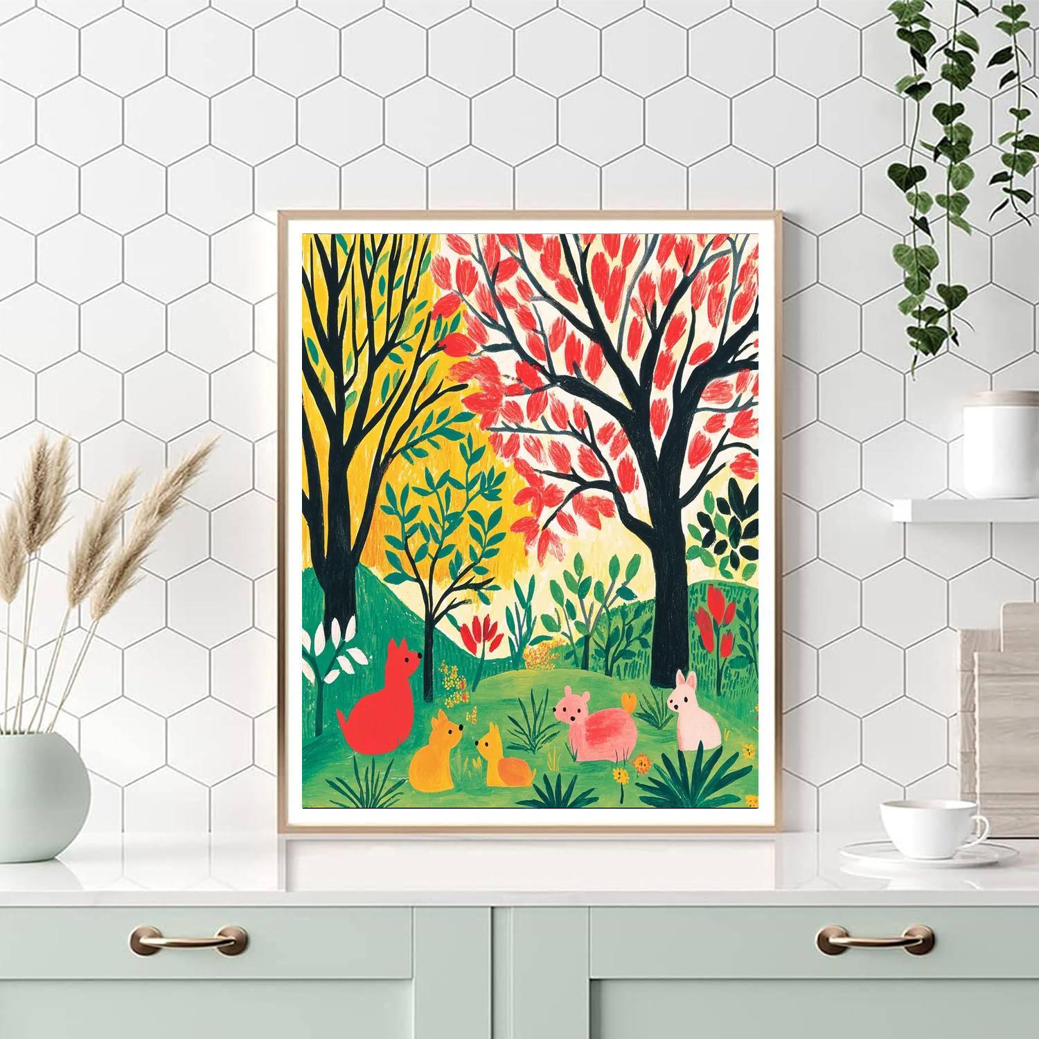 Henri Matisse Inspired Joyful Companions  Paint By Numbers