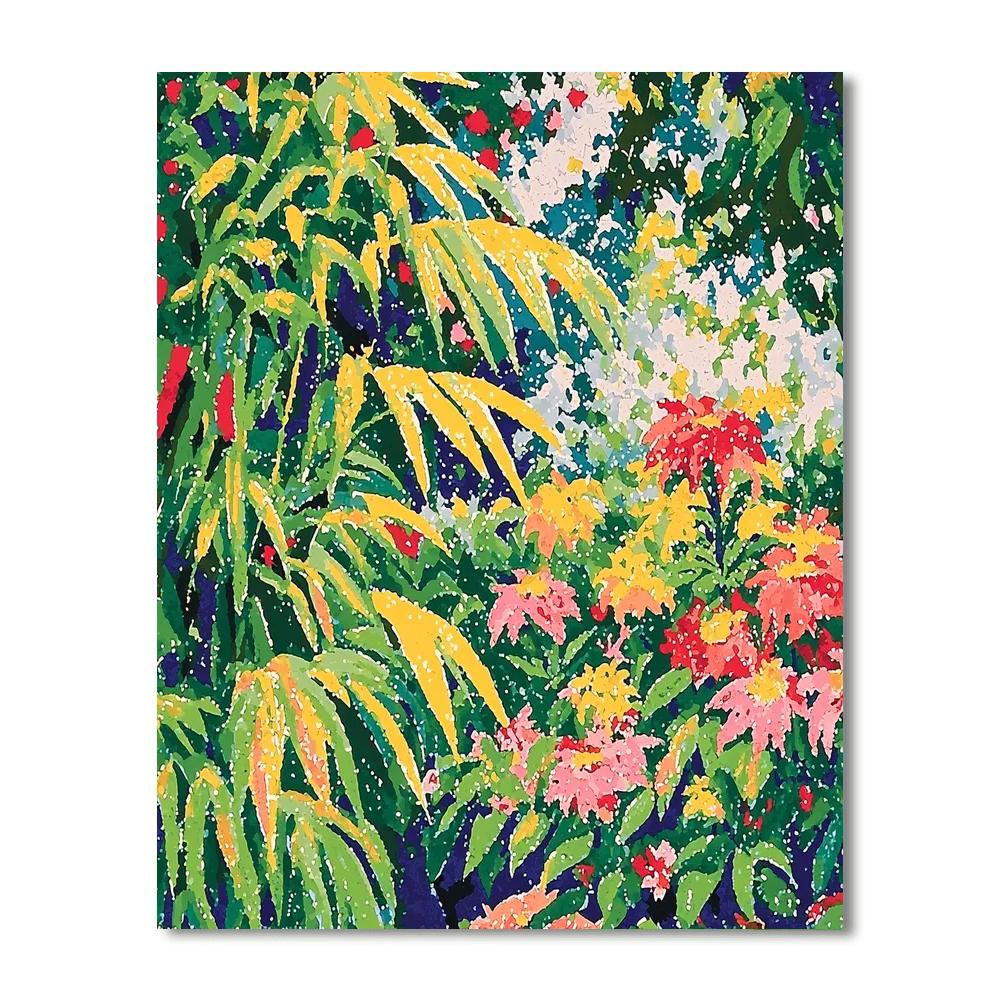 Georges Seurat Inspired Vibrant Symphony Of Nature  Number Painting