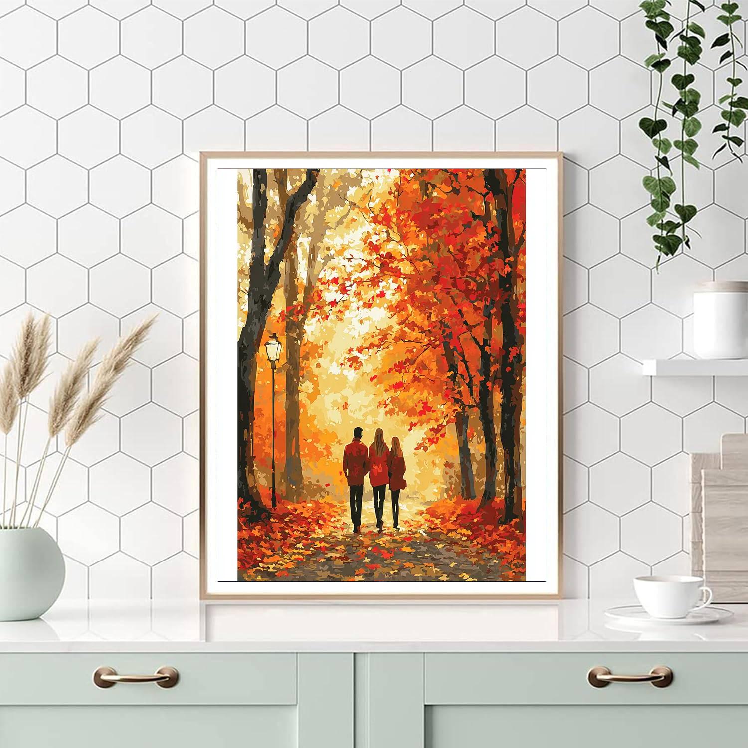A Stroll Through Memories Number Painting