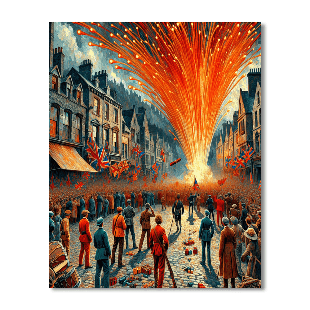 Battle Of The Oranges - Ivrea, Italy Paint By Number