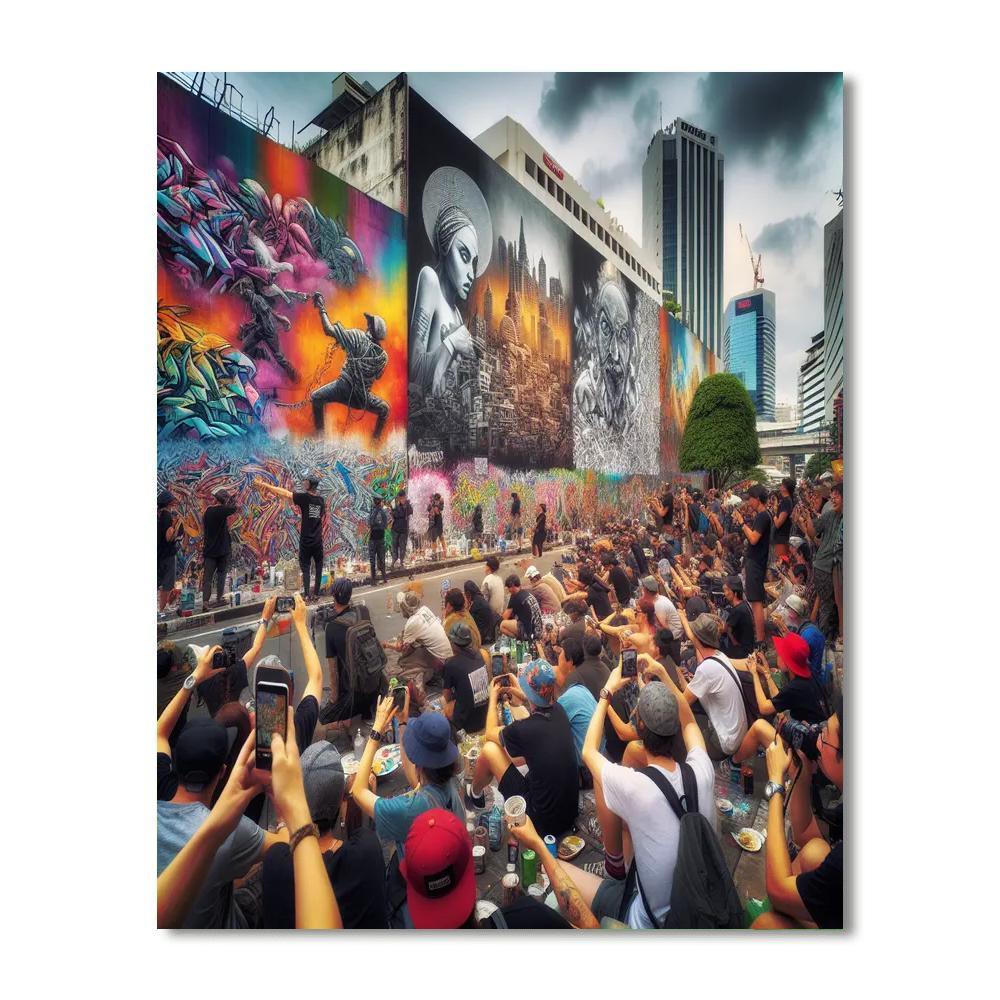 International Street Art Festival - France Numbered Painting Kits