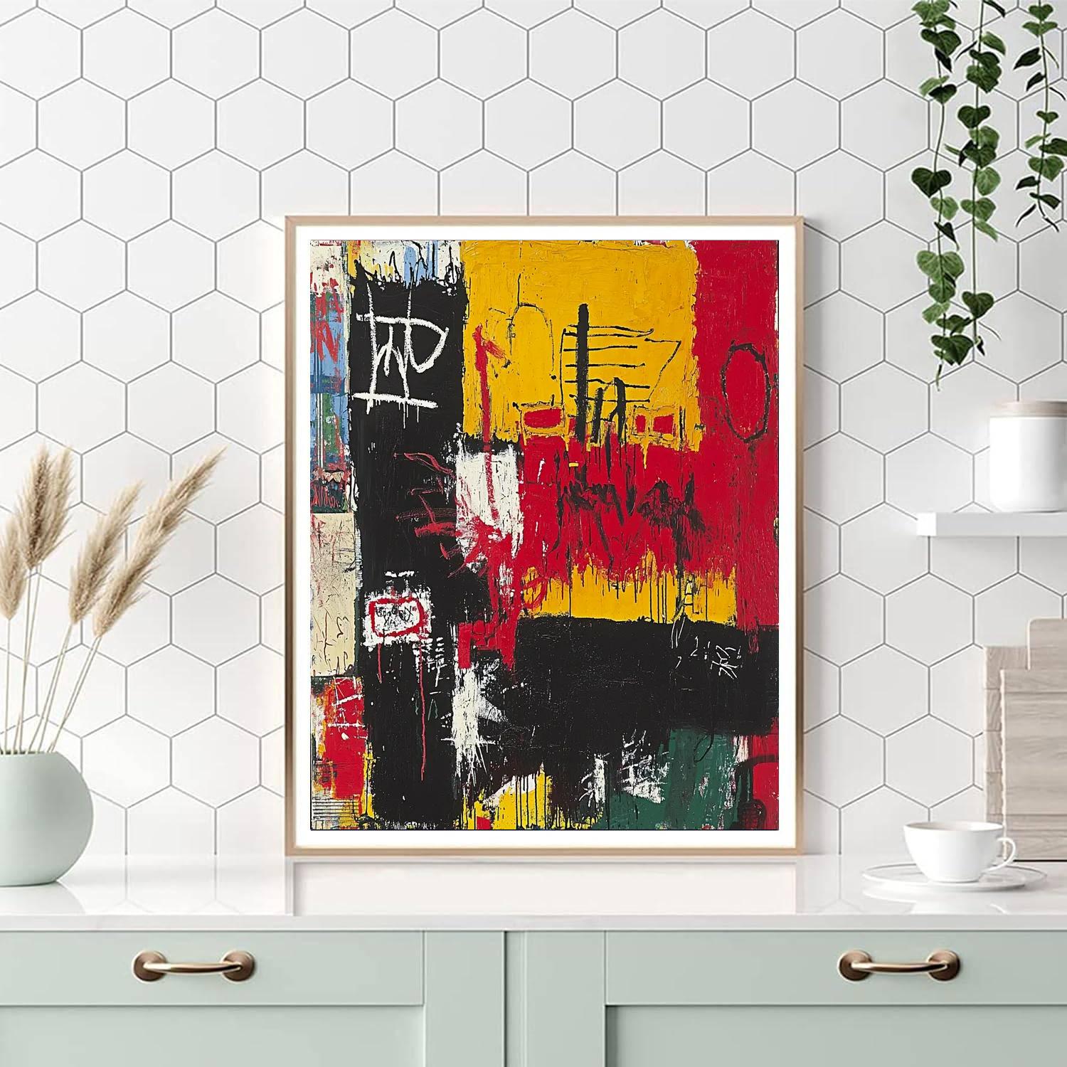 Jean-Michel Basquiat Inspired Shadows Of History  Paint By Numbers Kits