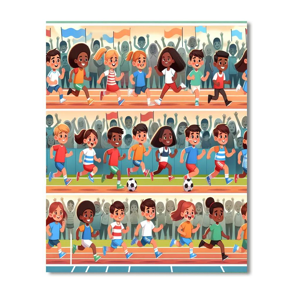 Epic Sports Challenge Painting Number Kit