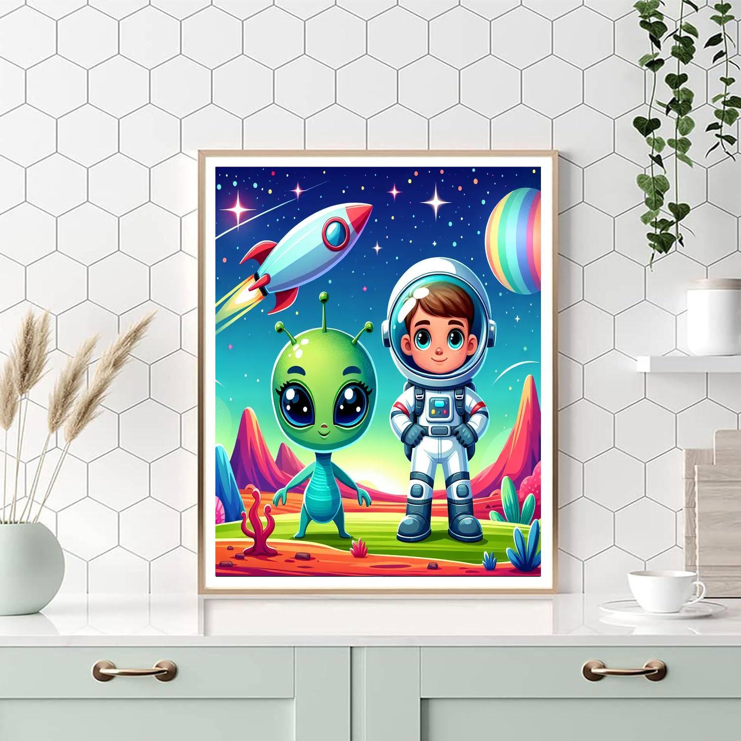 Galactic Guardians Quest DIY Paint By Numbers