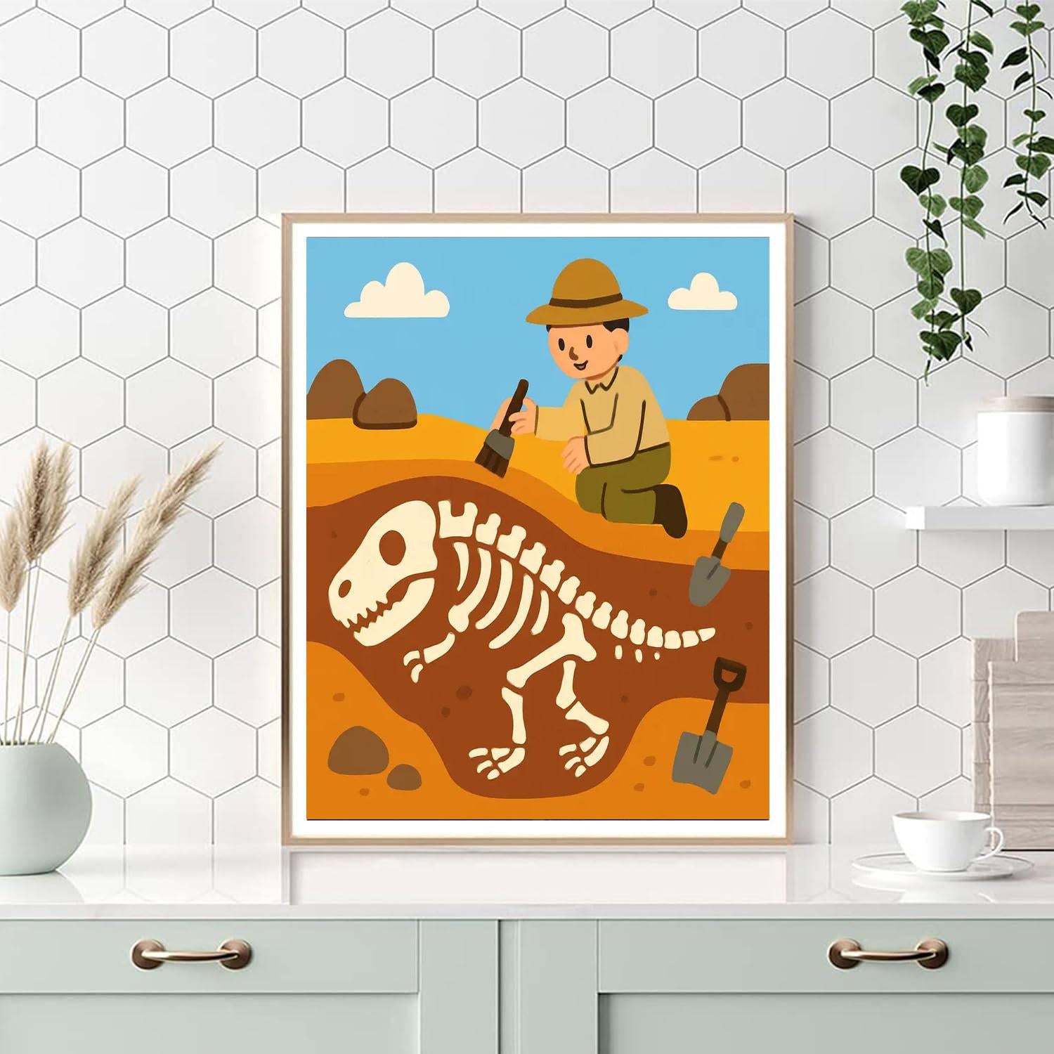Fossil Hunter's Quest Numbered Painting Kits