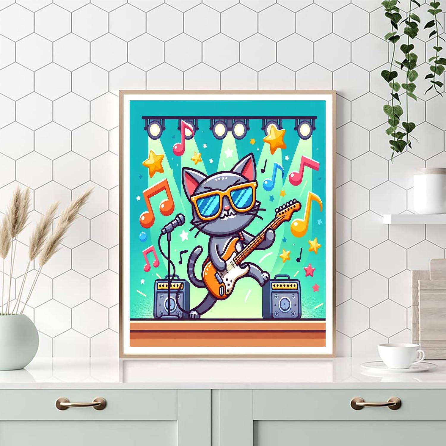 Rock Star Jam Session Painting Number Kit