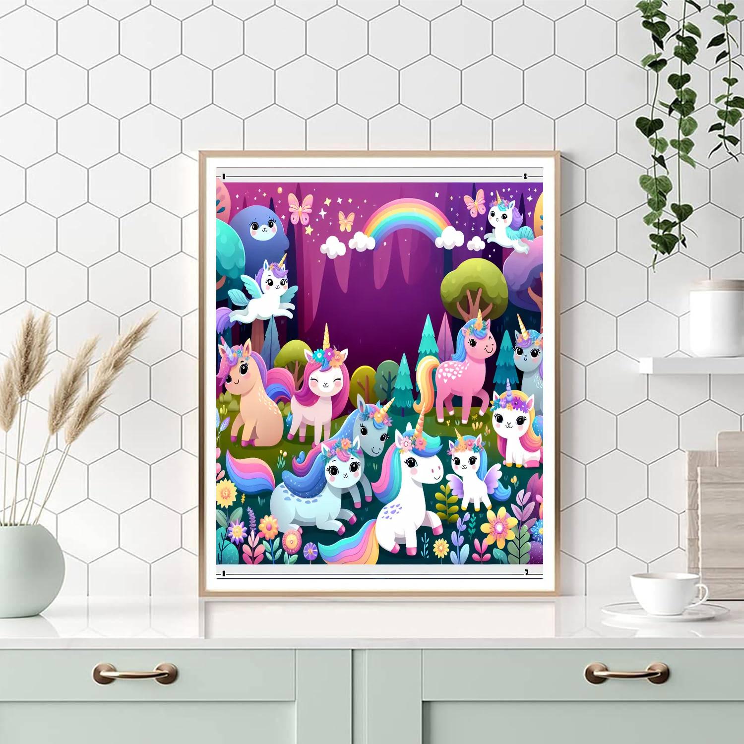 A Day In The Magic Forest DIY Paint By Numbers