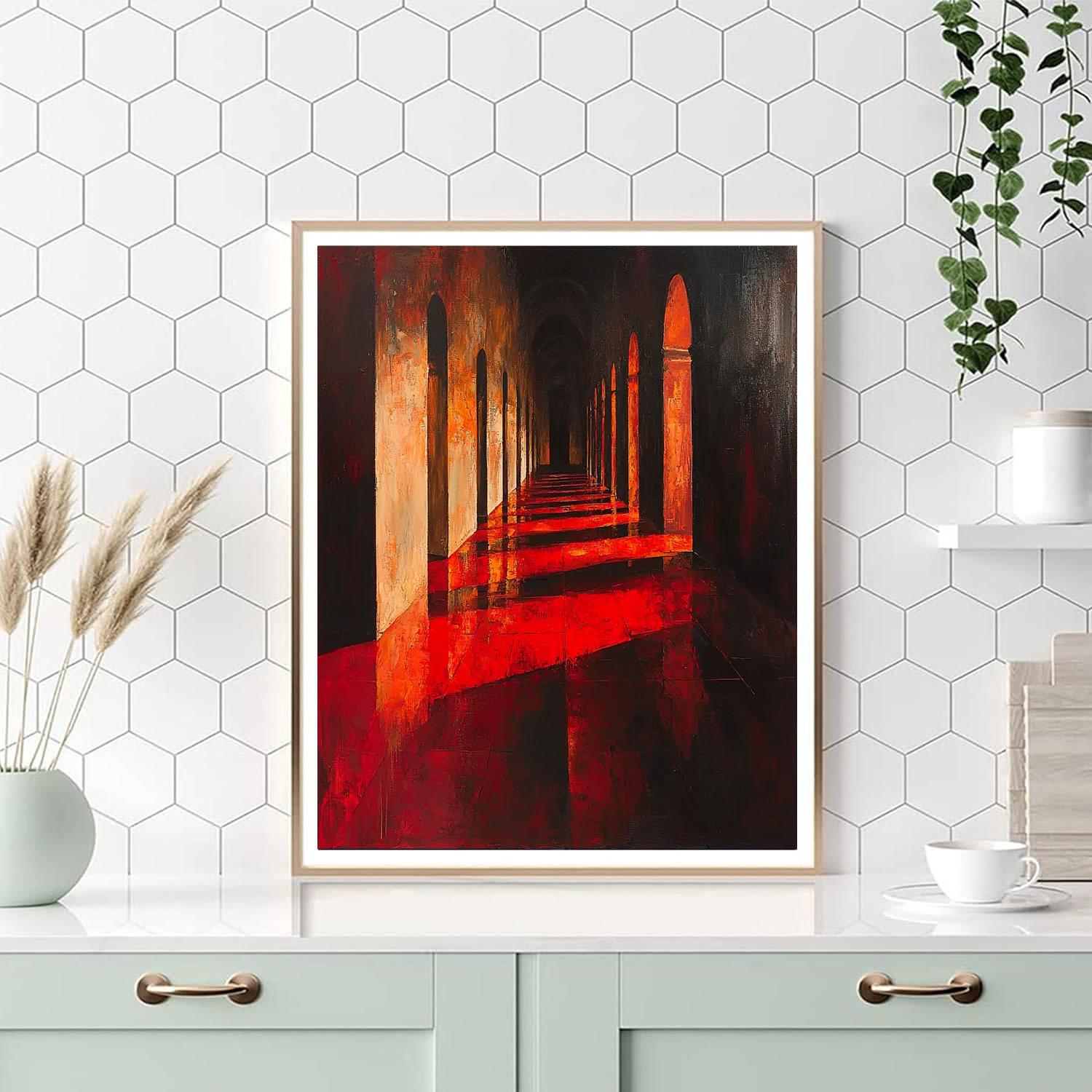 Caravaggio Inspired Shadow And Light  Number Painting