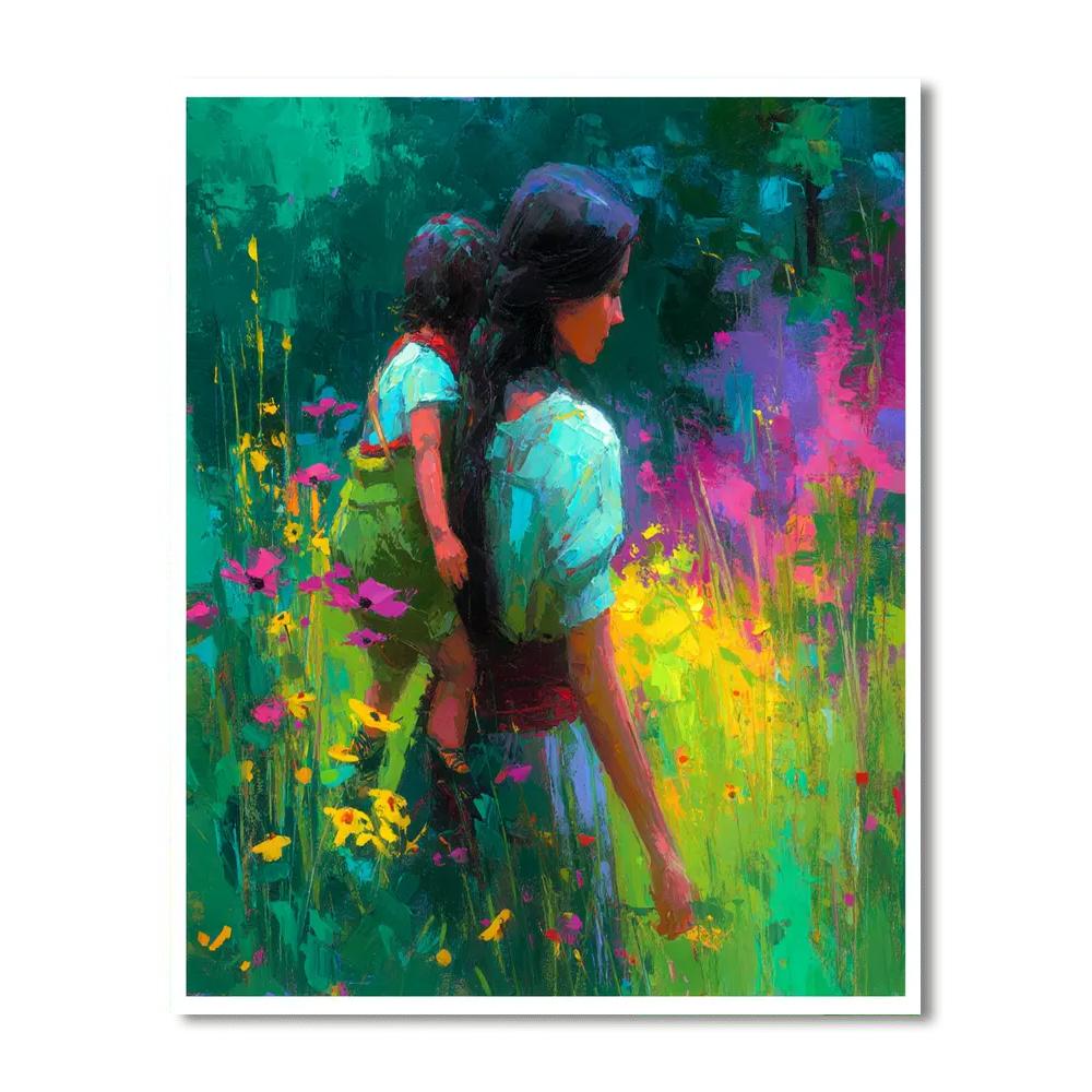 Nurturing Love In Nature Numbered Painting Kits